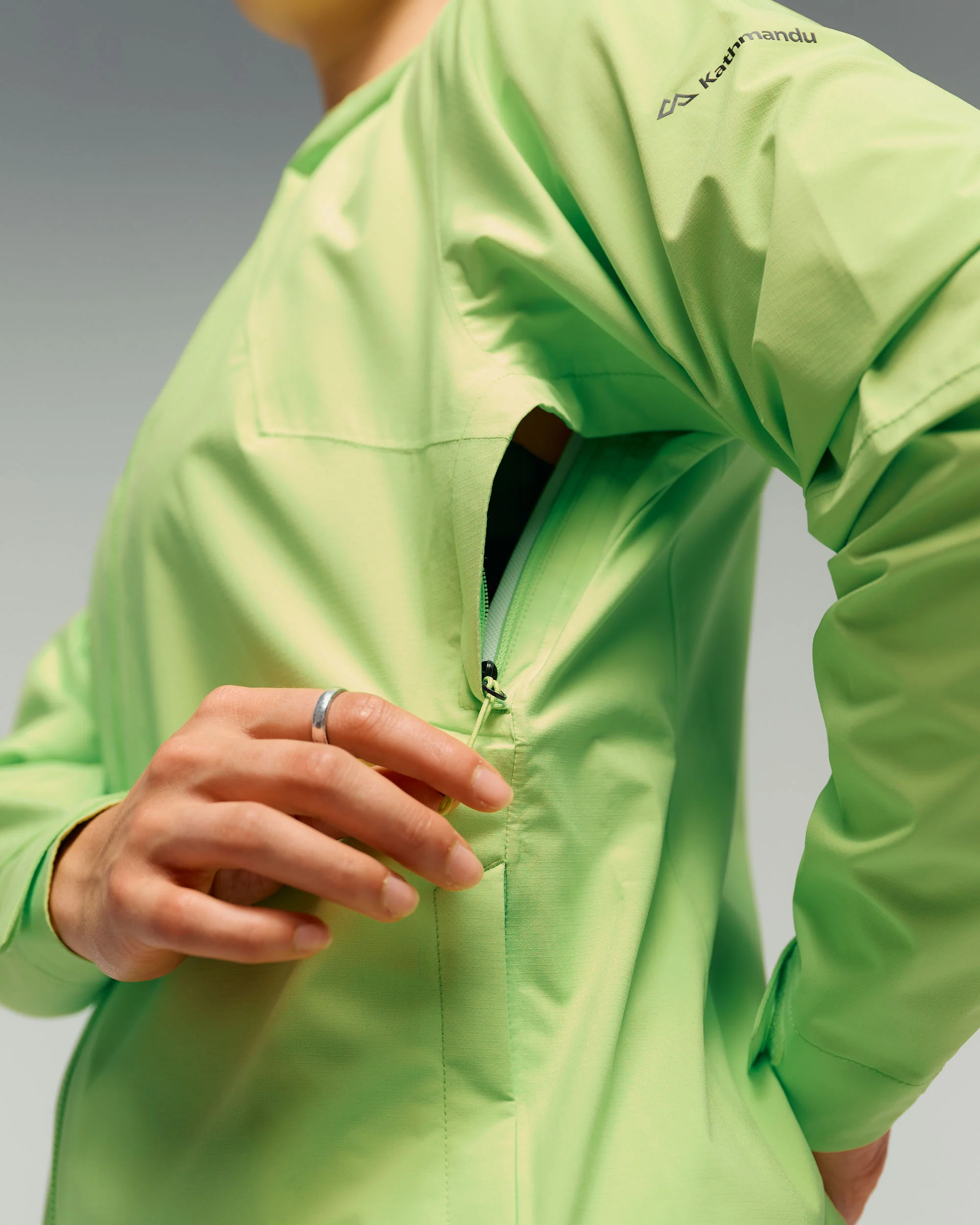Women's Trailhead Stretch 2.5-layer Rain Jacket - Aurora - Image 4