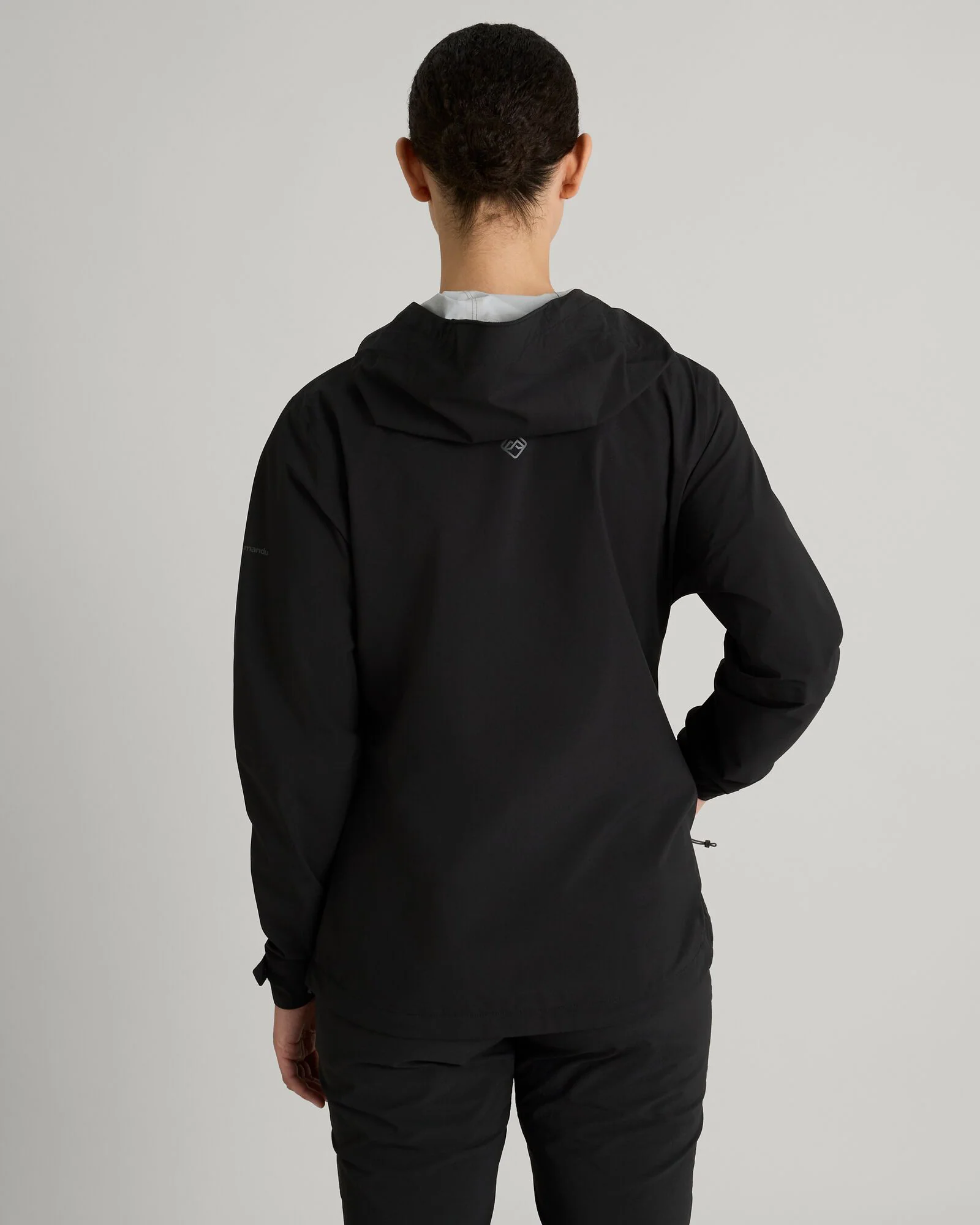 Women's Trailhead Stretch 2.5-layer Rain Jacket - Black Stingray - Image 4
