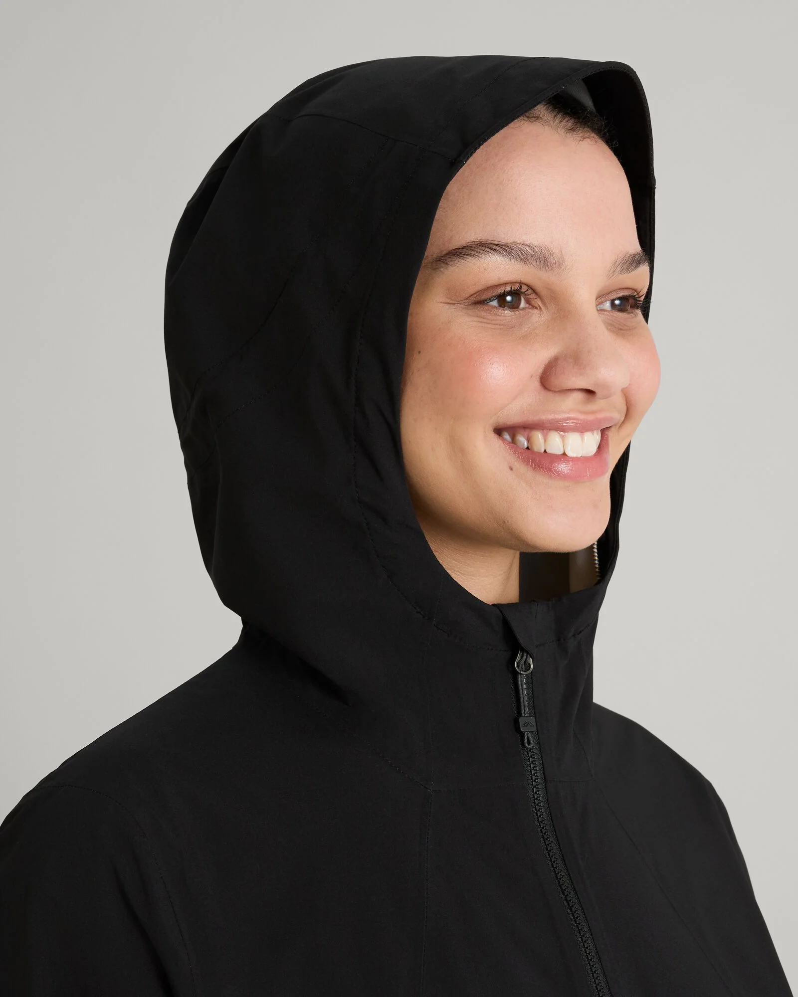 Women's Trailhead Stretch 2.5-layer Rain Jacket - Black Stingray - Image 5