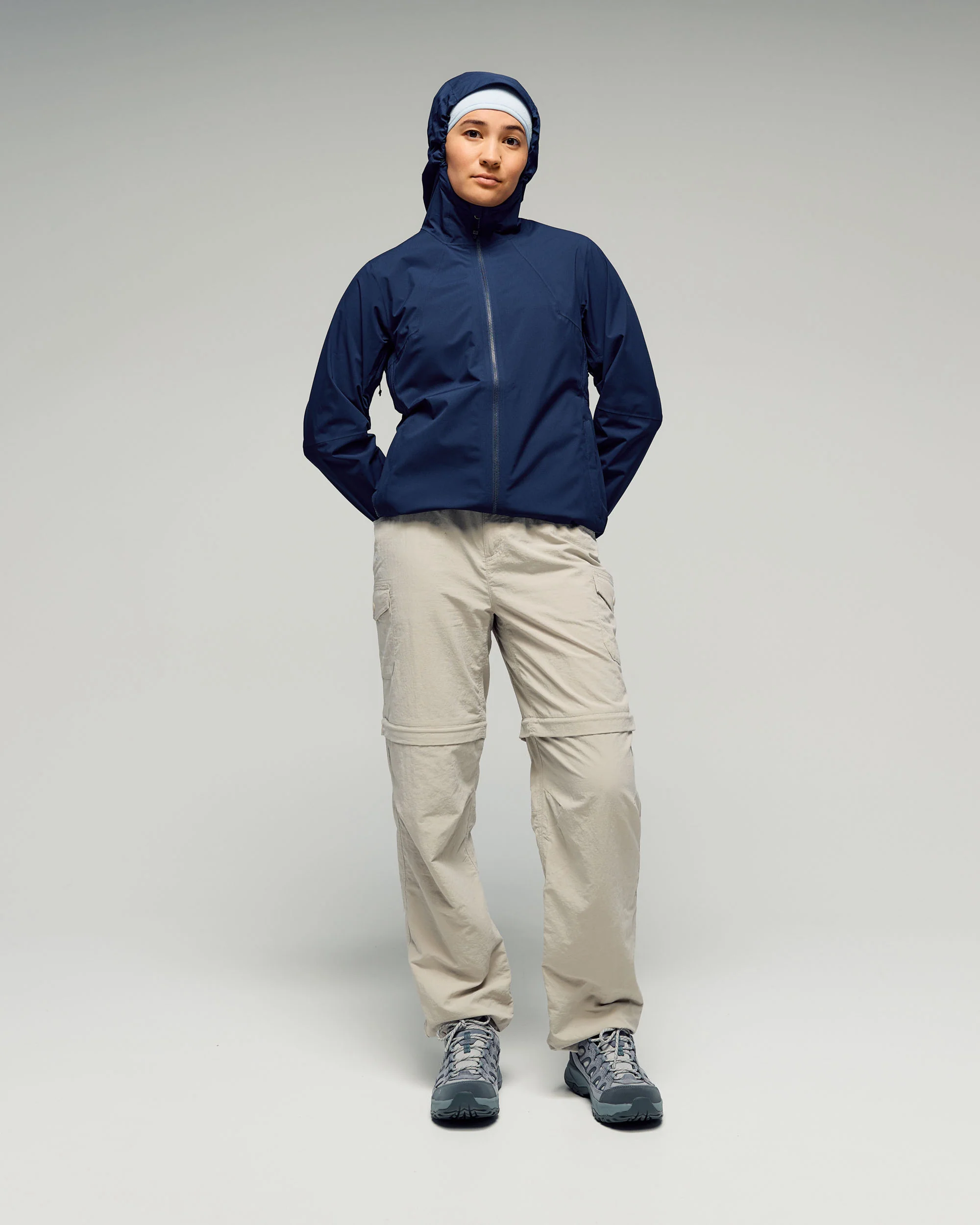 Women's Trailhead Stretch 2.5L Rain Jacket - Classic Navy - Image 3