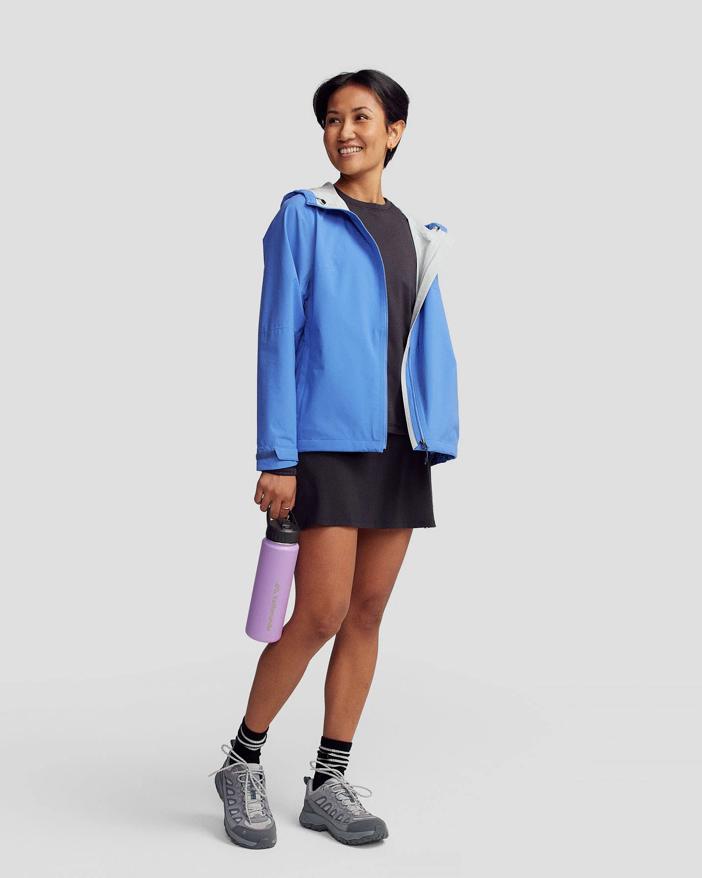 Women's Trailhead Stretch 2.5L Rain Jacket - Dark Peri - Image 2