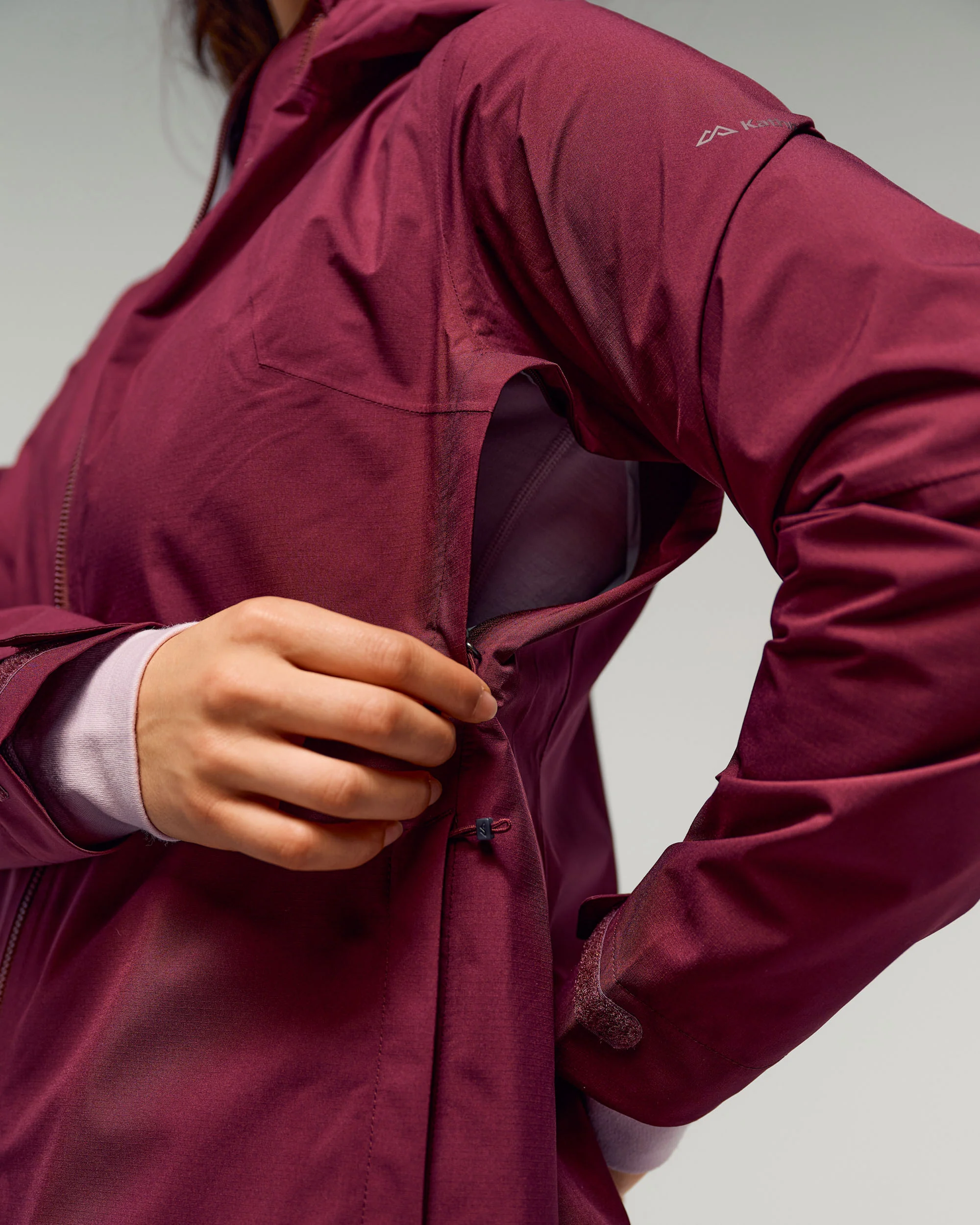 Women's Trailhead Stretch 2.5L Rain Jacket - Mulberry - Image 5
