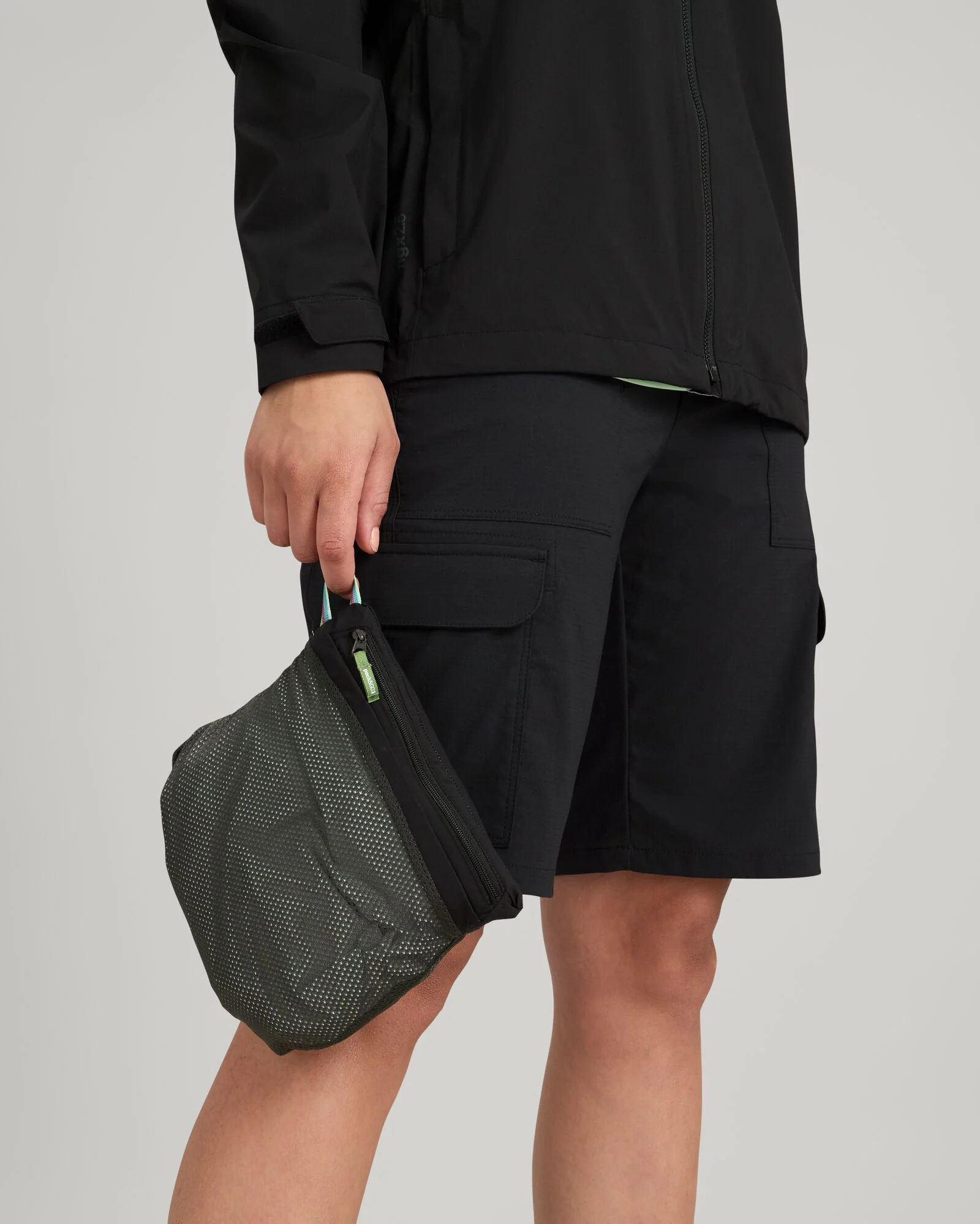Women's Trailhead Stretch 2.5-layer Rain Pants - Black Stingray - Image 9