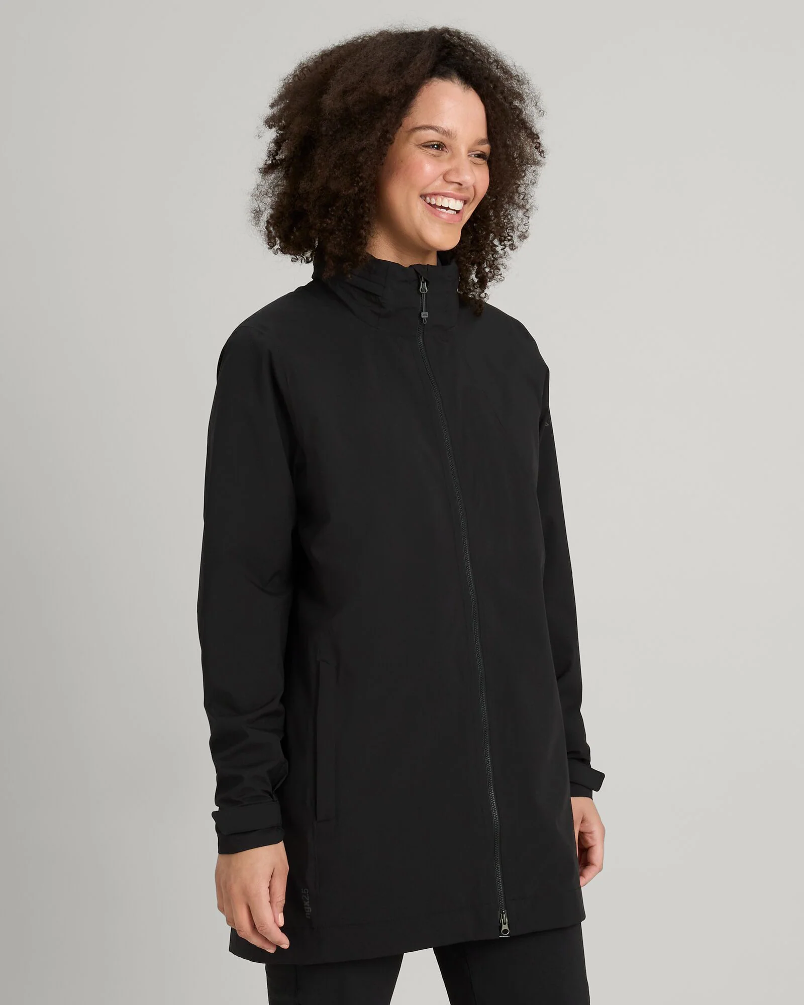 Women's Trailhead Stretch 2.5-layer Rain Parka - Black Stingray - Image 3