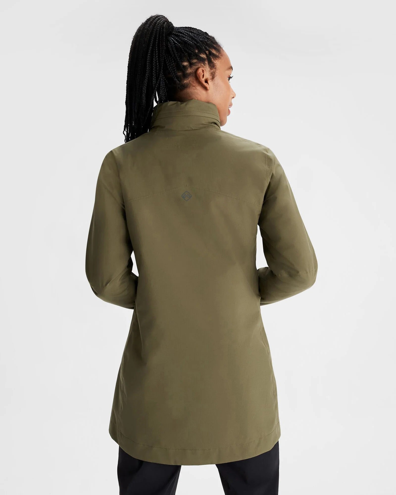 Women's Trailhead Stretch 2.5-layer Rain Parka - Light Moss - Image 4