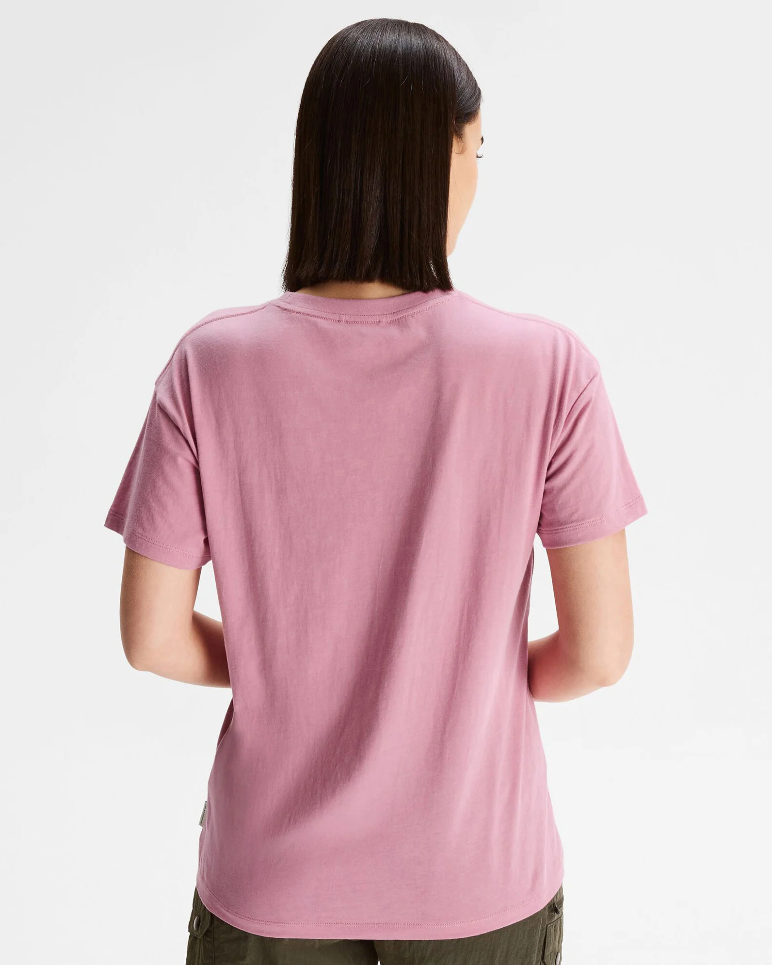 Women's Tree Line Organic Cotton T-shirt - Orchid - Image 3