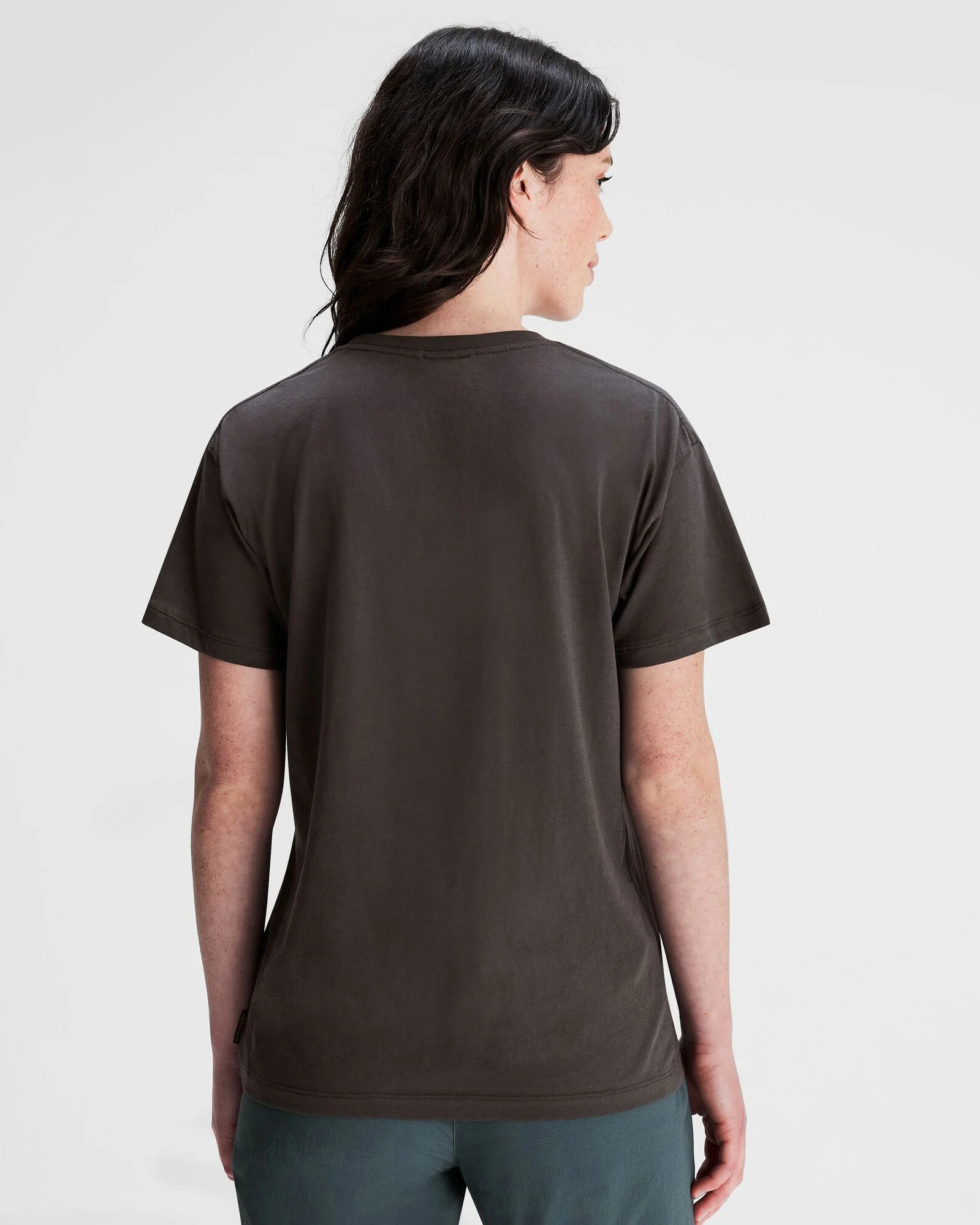 Women's Tree Line Organic Cotton T-shirt - Shale - Image 3