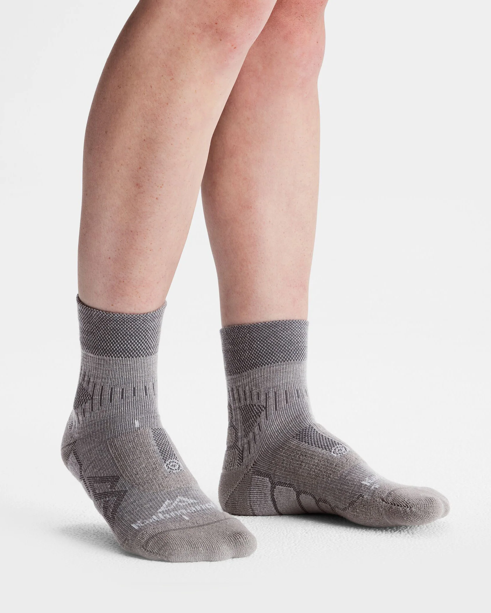 Ultralite Ergonomic Run Socks - Steel Grey - Image 2