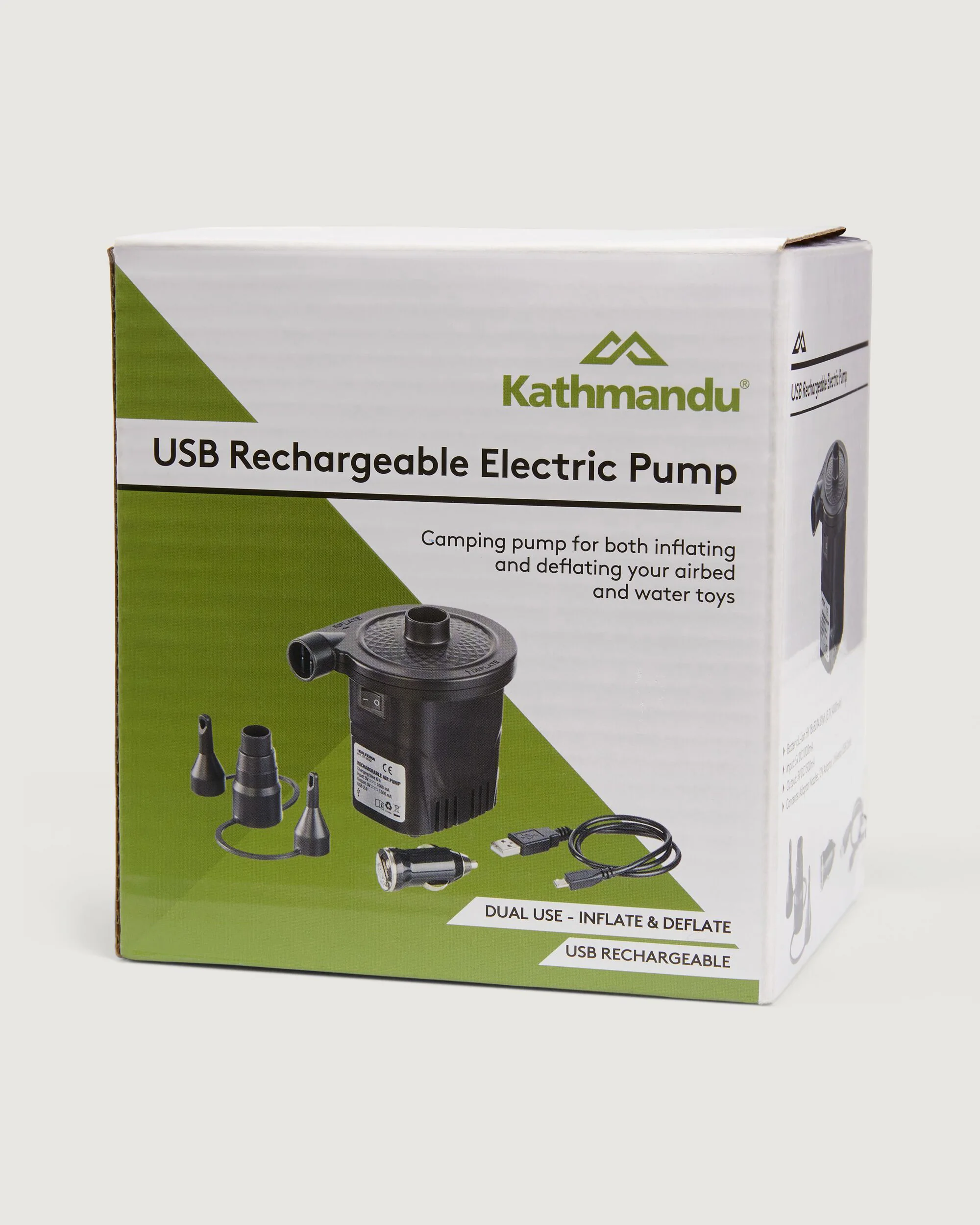USB Rechargeable Electric Pump - Black - Image 3