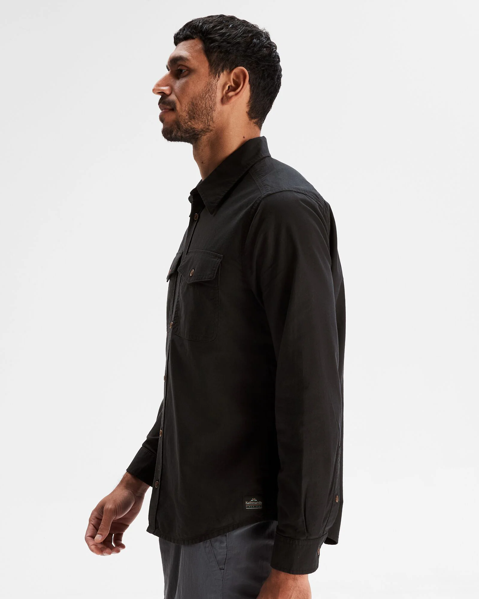 Vander HT Men's Long Sleeve Shirt - Black - Image 3