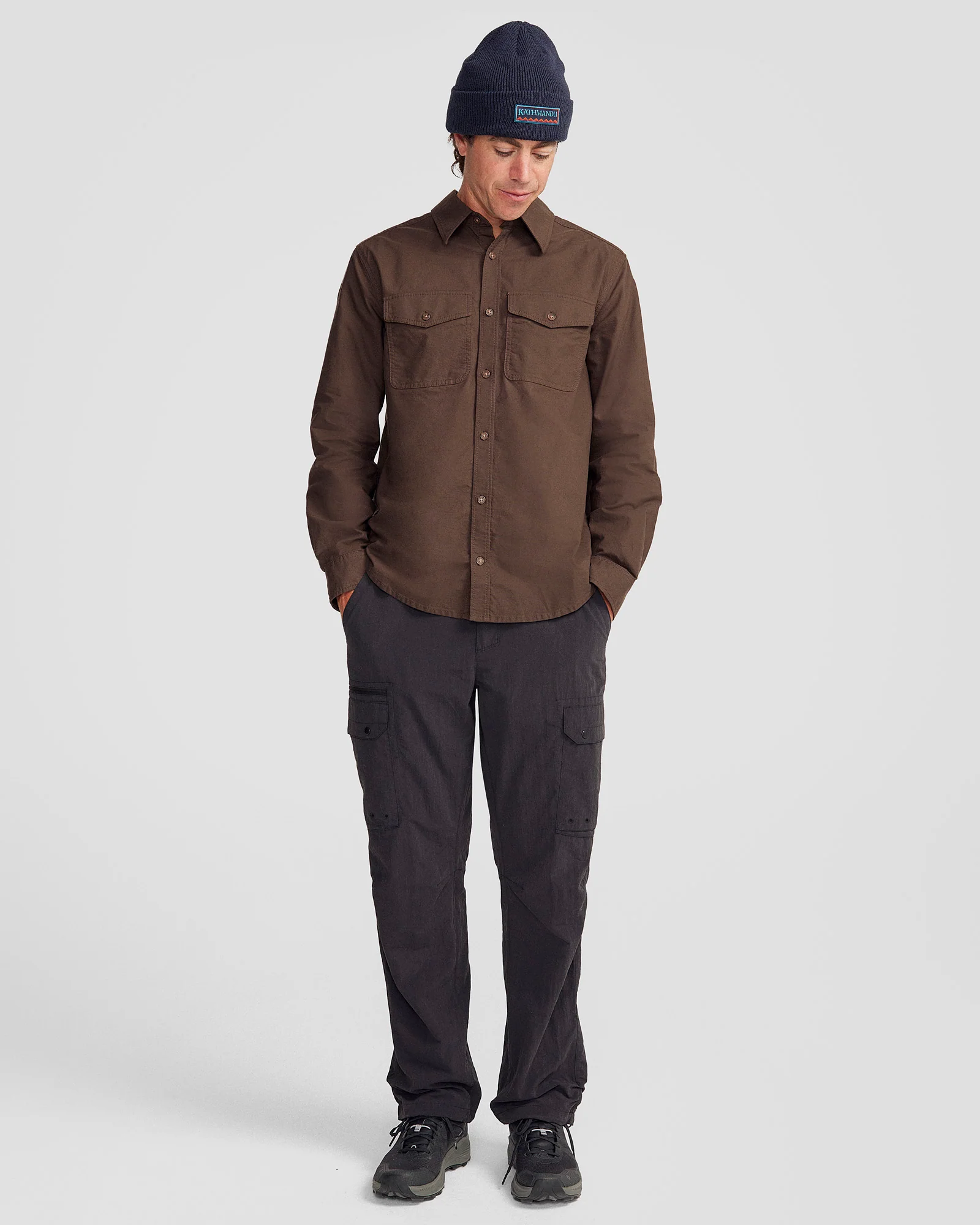 Vander HT Men's Long Sleeve Shirt - Cold Brew - Image 2