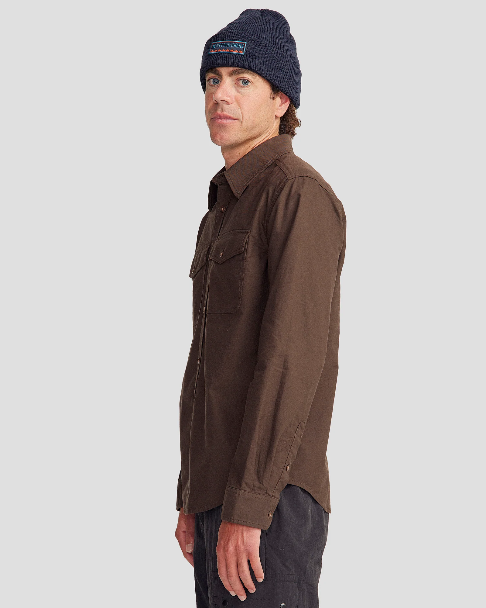 Vander HT Men's Long Sleeve Shirt - Cold Brew - Image 3