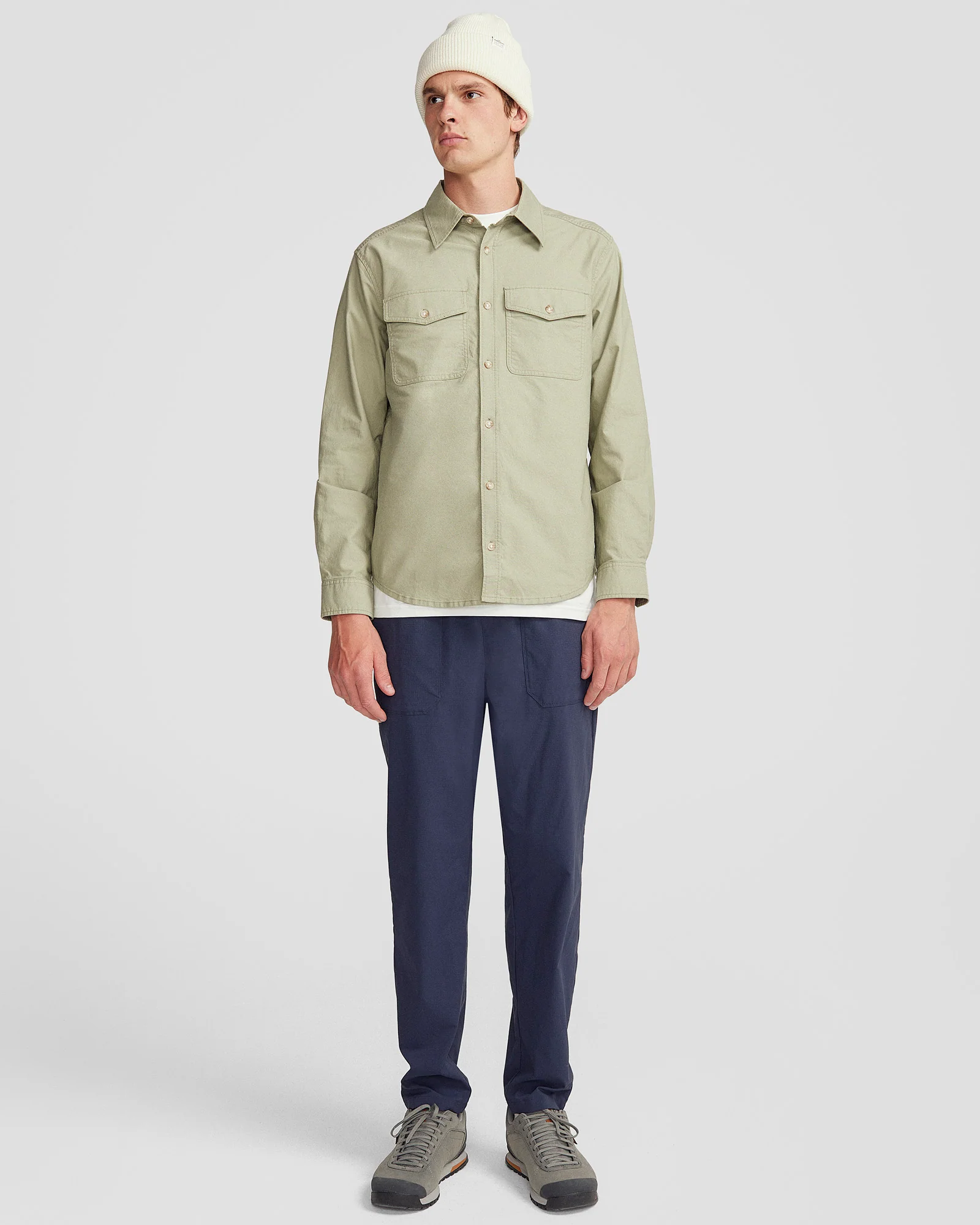 Vander HT Men's Long Sleeve Shirt - Light Beech - Image 2