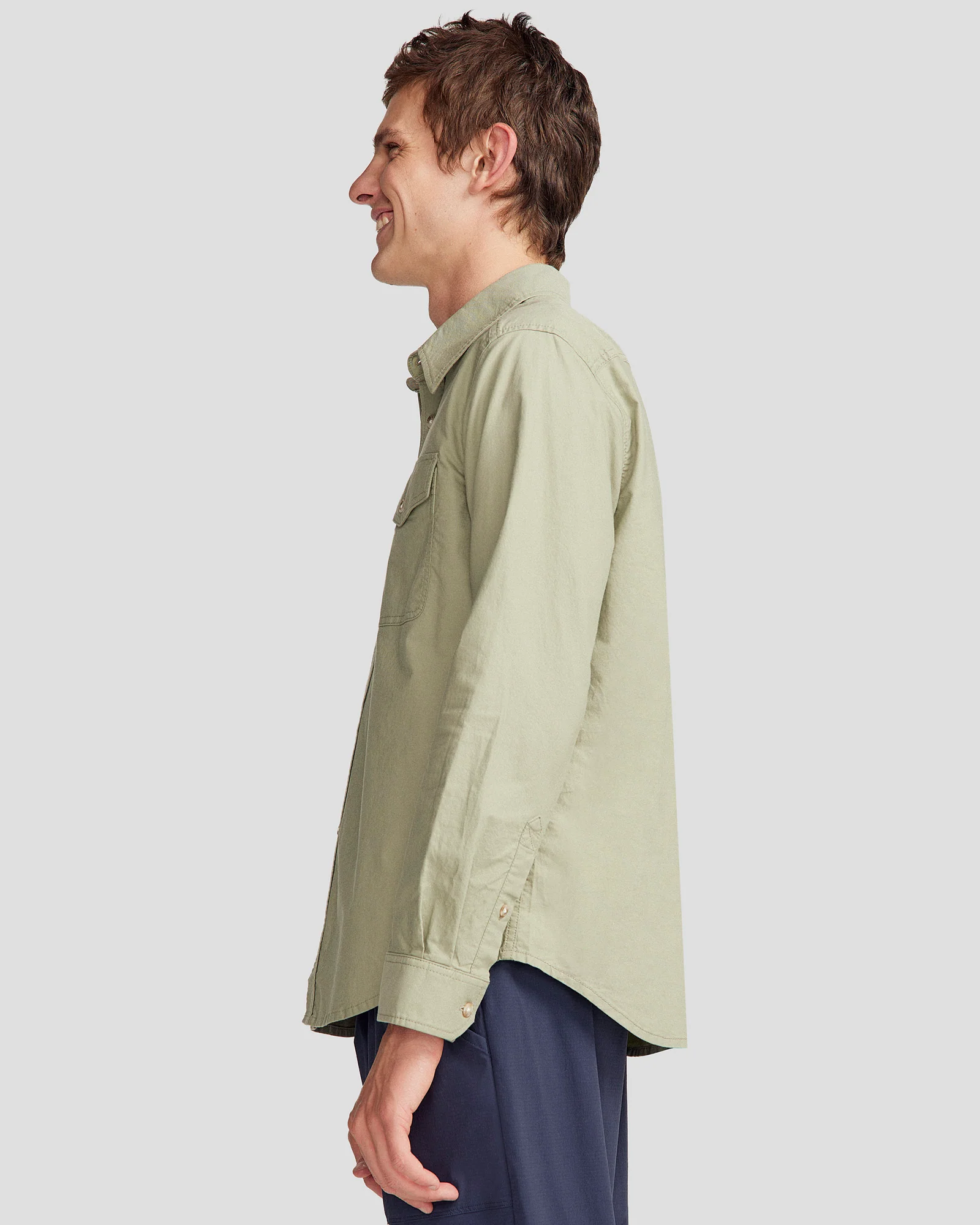 Vander HT Men's Long Sleeve Shirt - Light Beech - Image 3