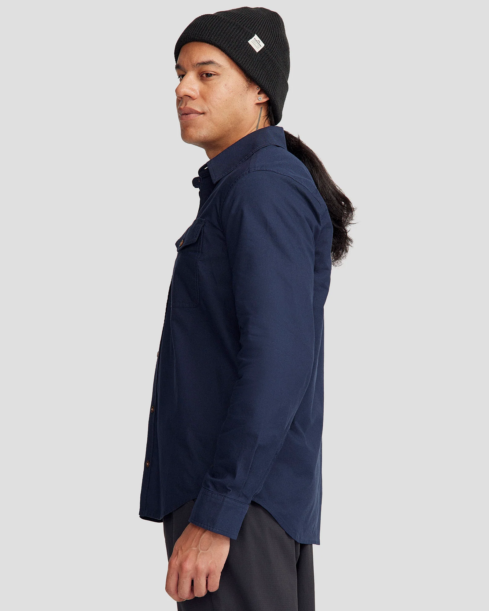 Vander HT Men's Long Sleeve Shirt - Pure Navy - Image 3