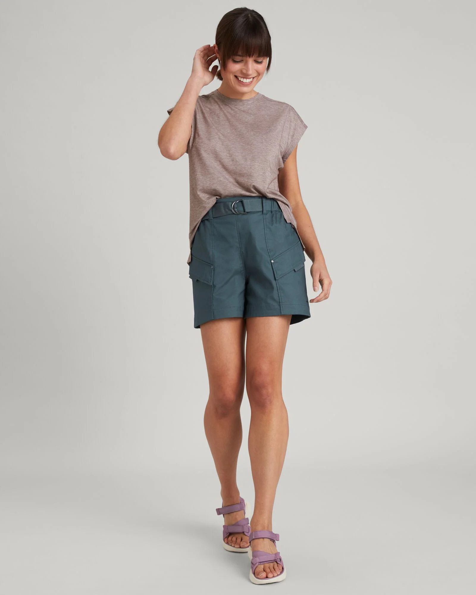 Women's Vander LT Cargo Shorts - Light Night - Image 2