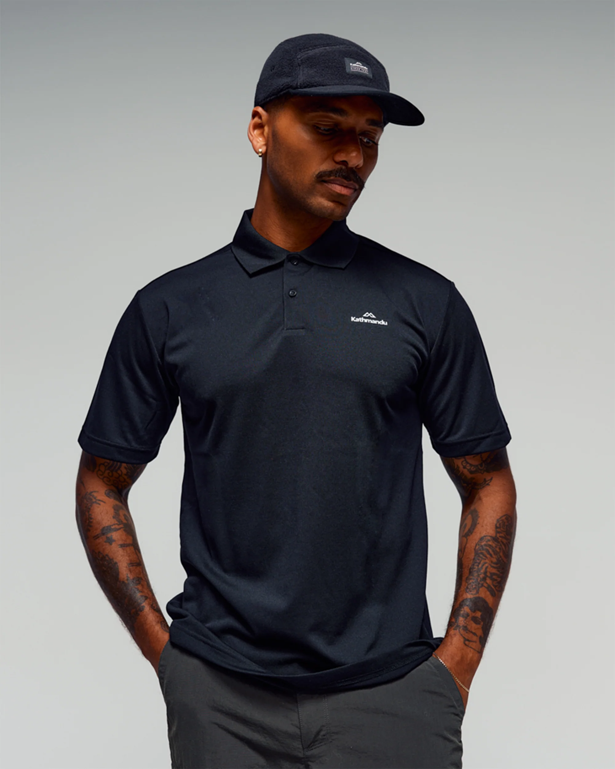 Men's Vanua Polo - Black - Image 4