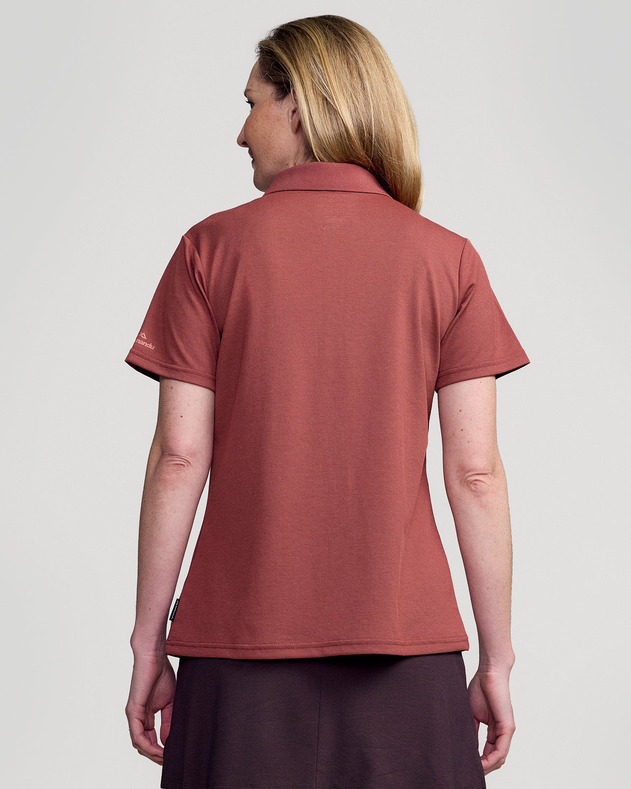 Women's Vanua Polo - Dark Clay - Image 3