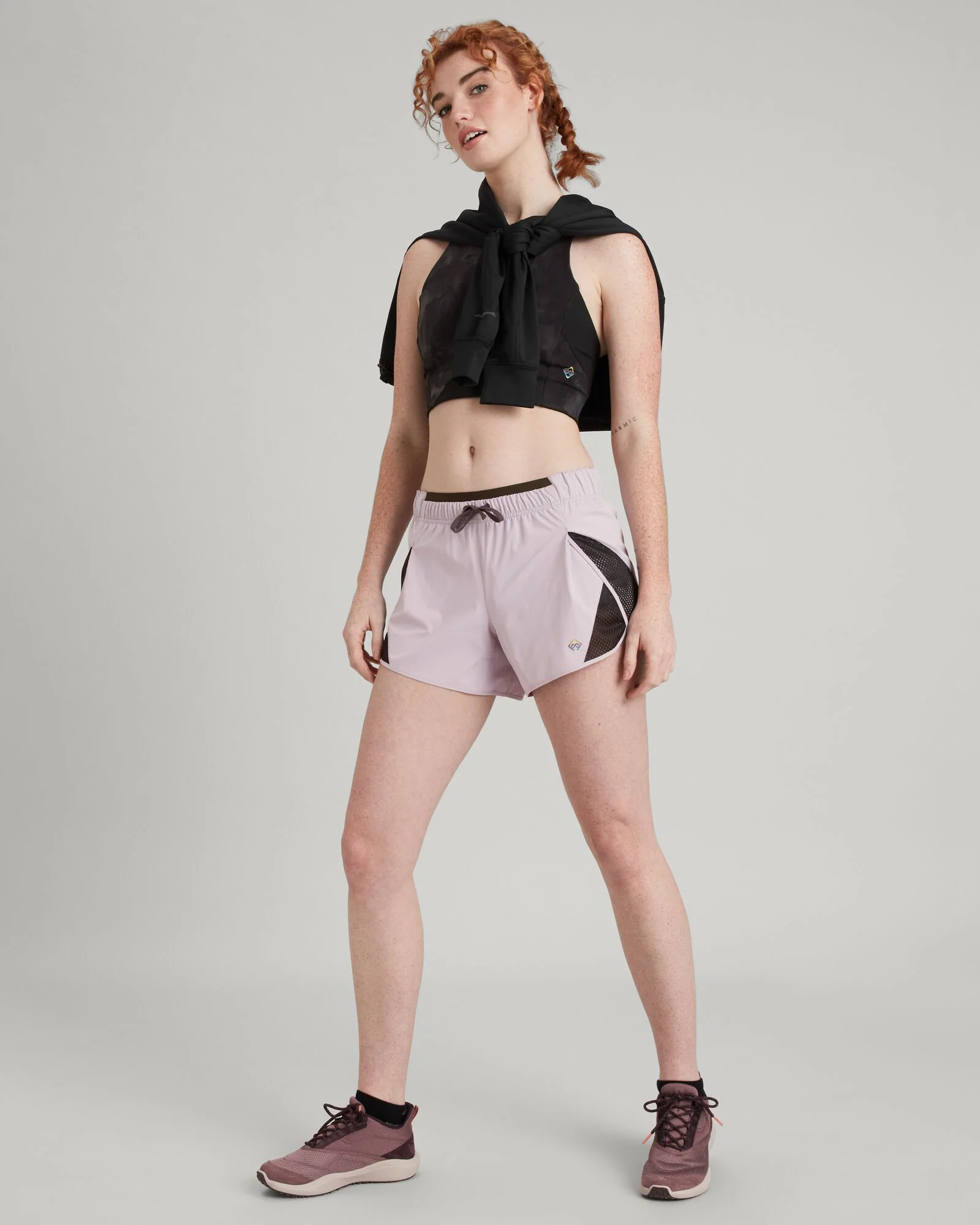 WELL.DER.NESS Energy Women's 4 inch Shorts - Lupin Field - Image 2