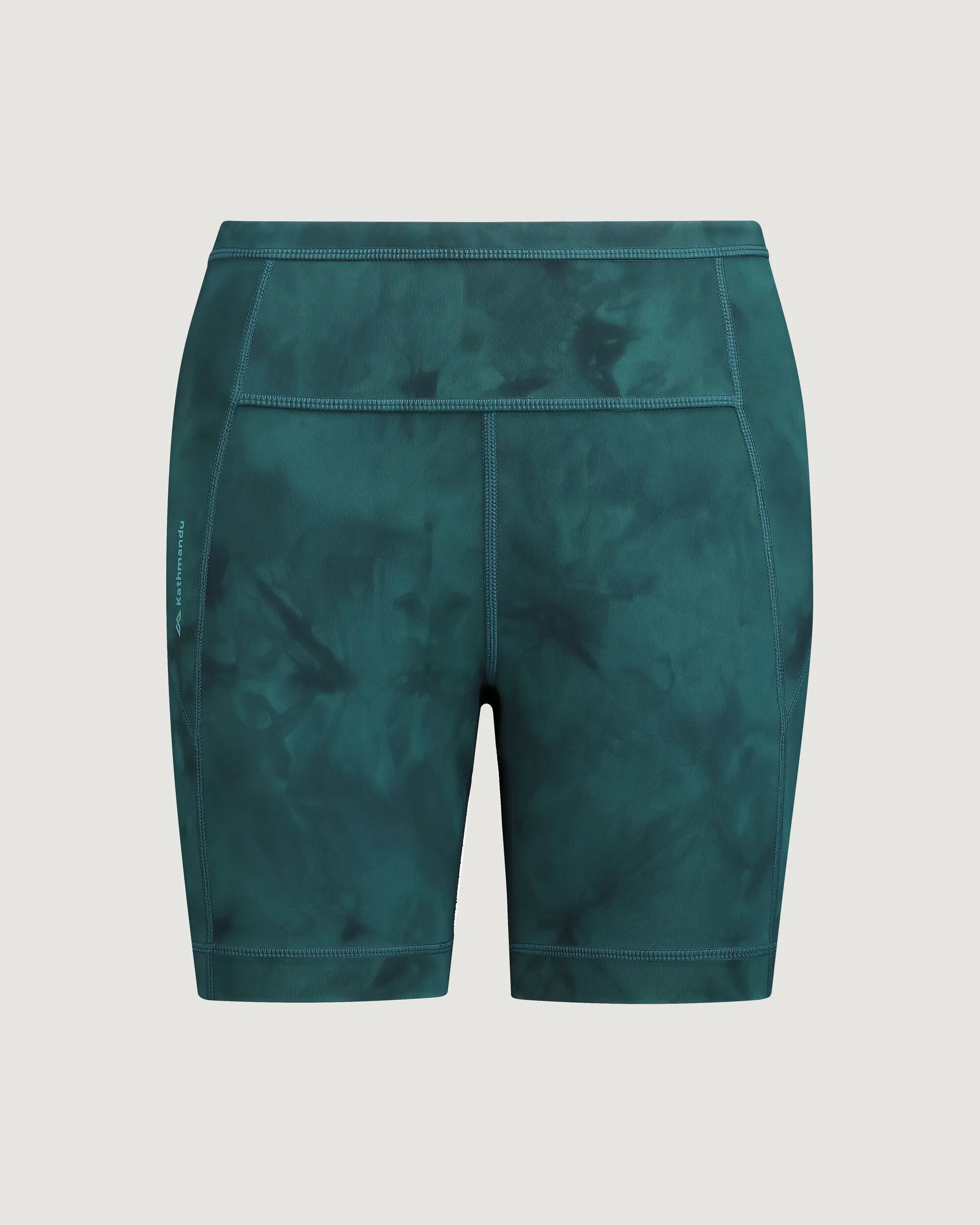 WELL.DER.NESS Move Women's Tight 6" Shorts - Deep Lagoon Sunburst Print - Image 7