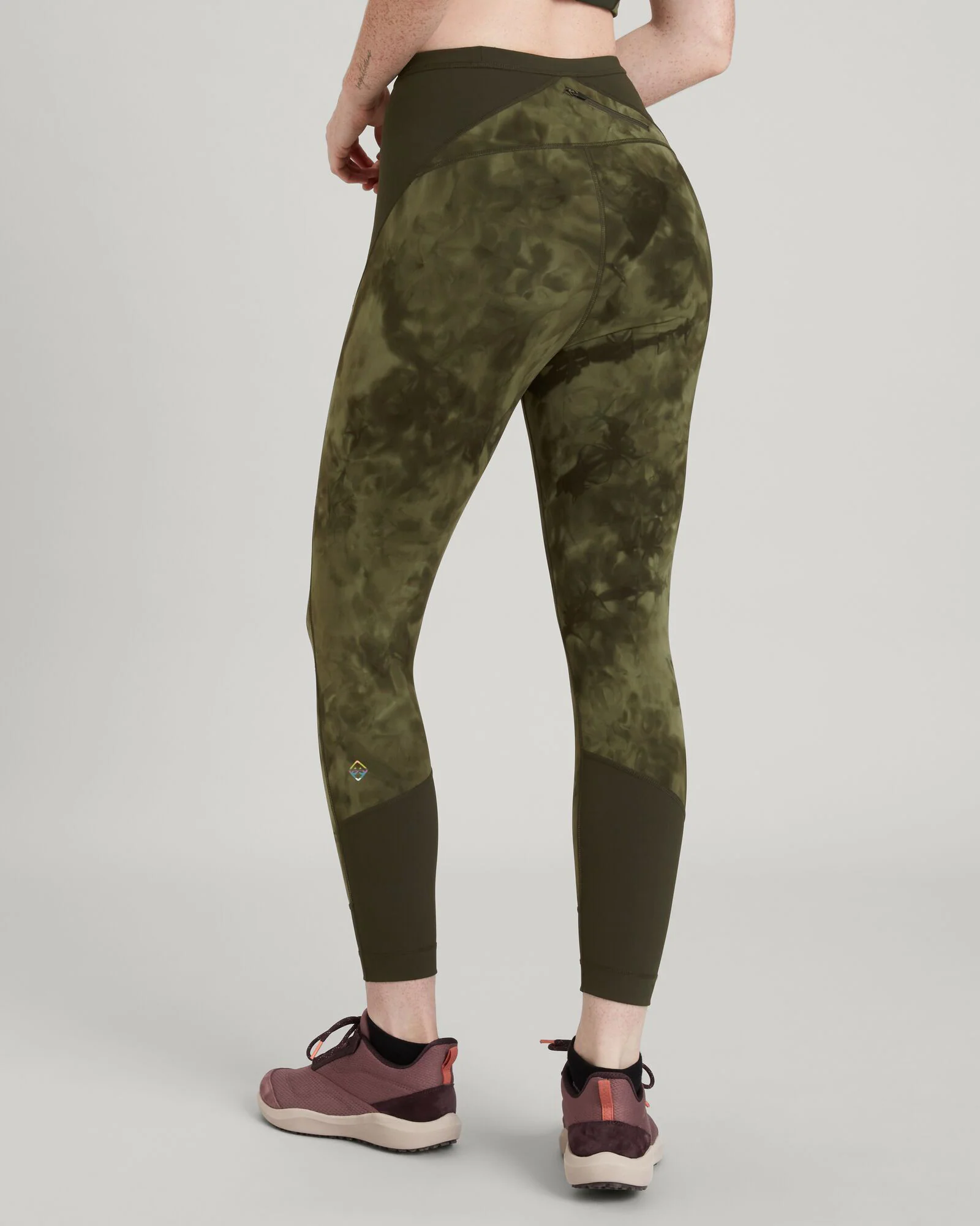 WELL.DER.NESS Move Women's 7/8 Leggings - Beech Sunburst Print - Image 3