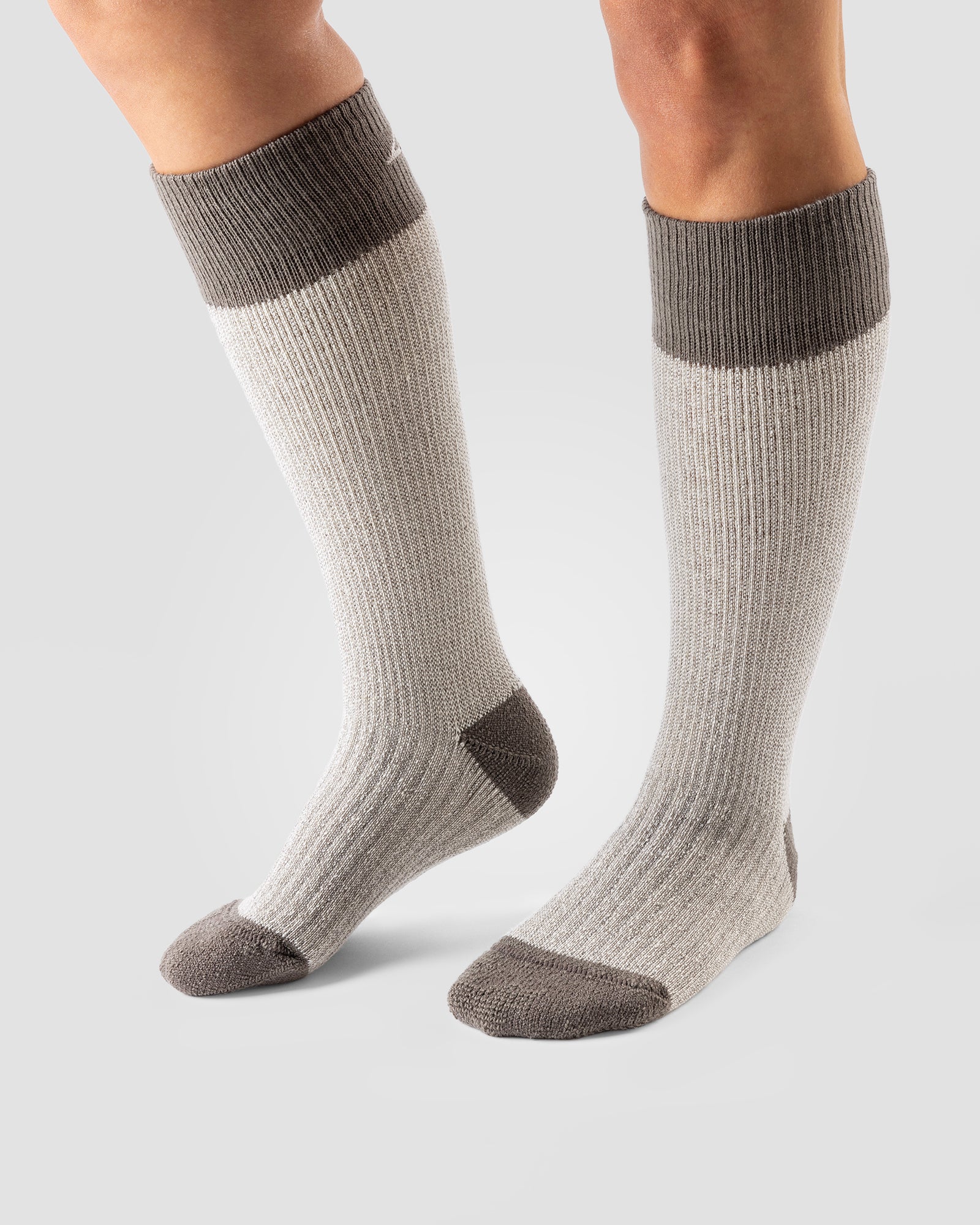 Winterburn Socks - Oatmeal/Kalamata - Image 2
