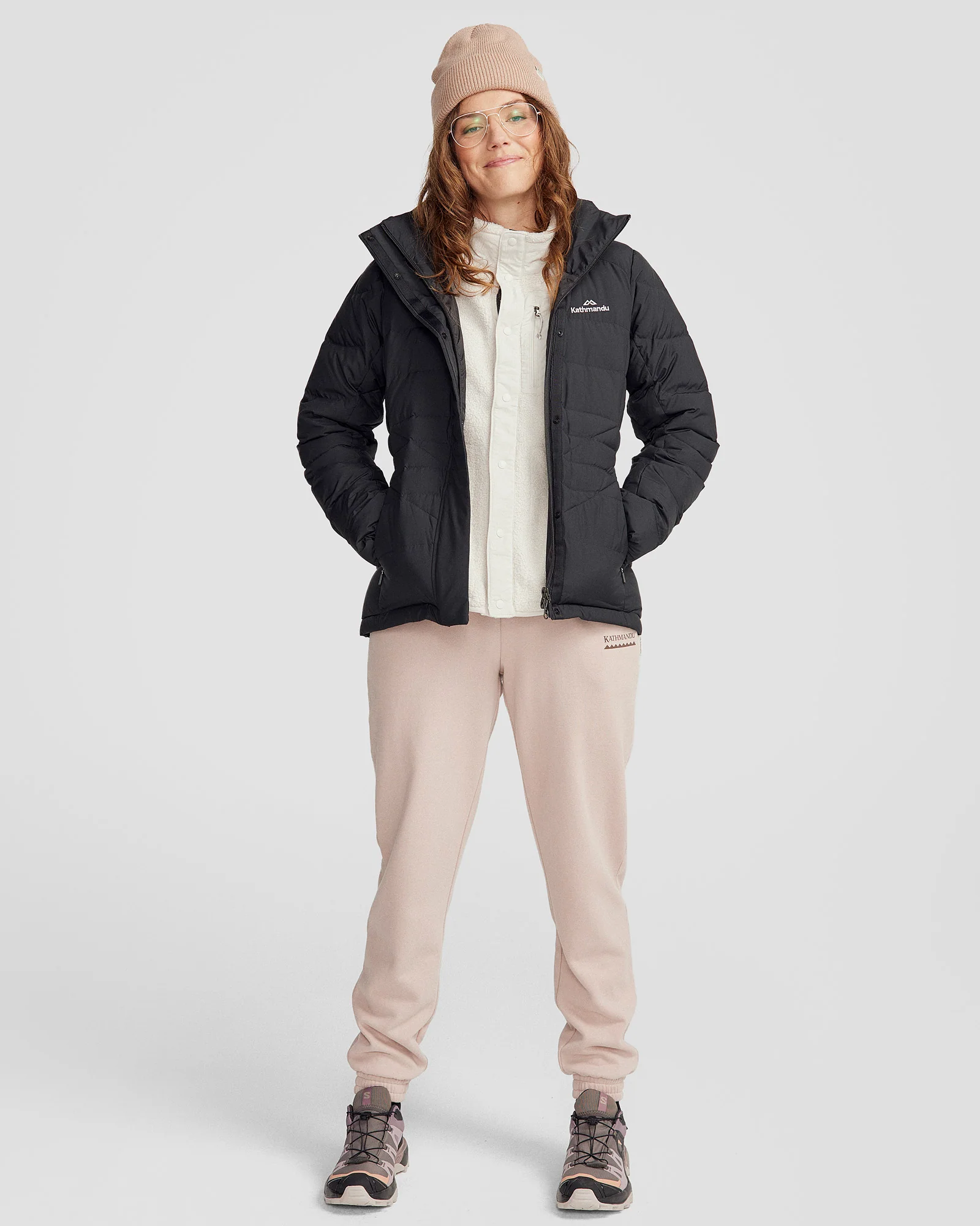 Women's Winterburn Hooded Down Jacket - Black - Image 2