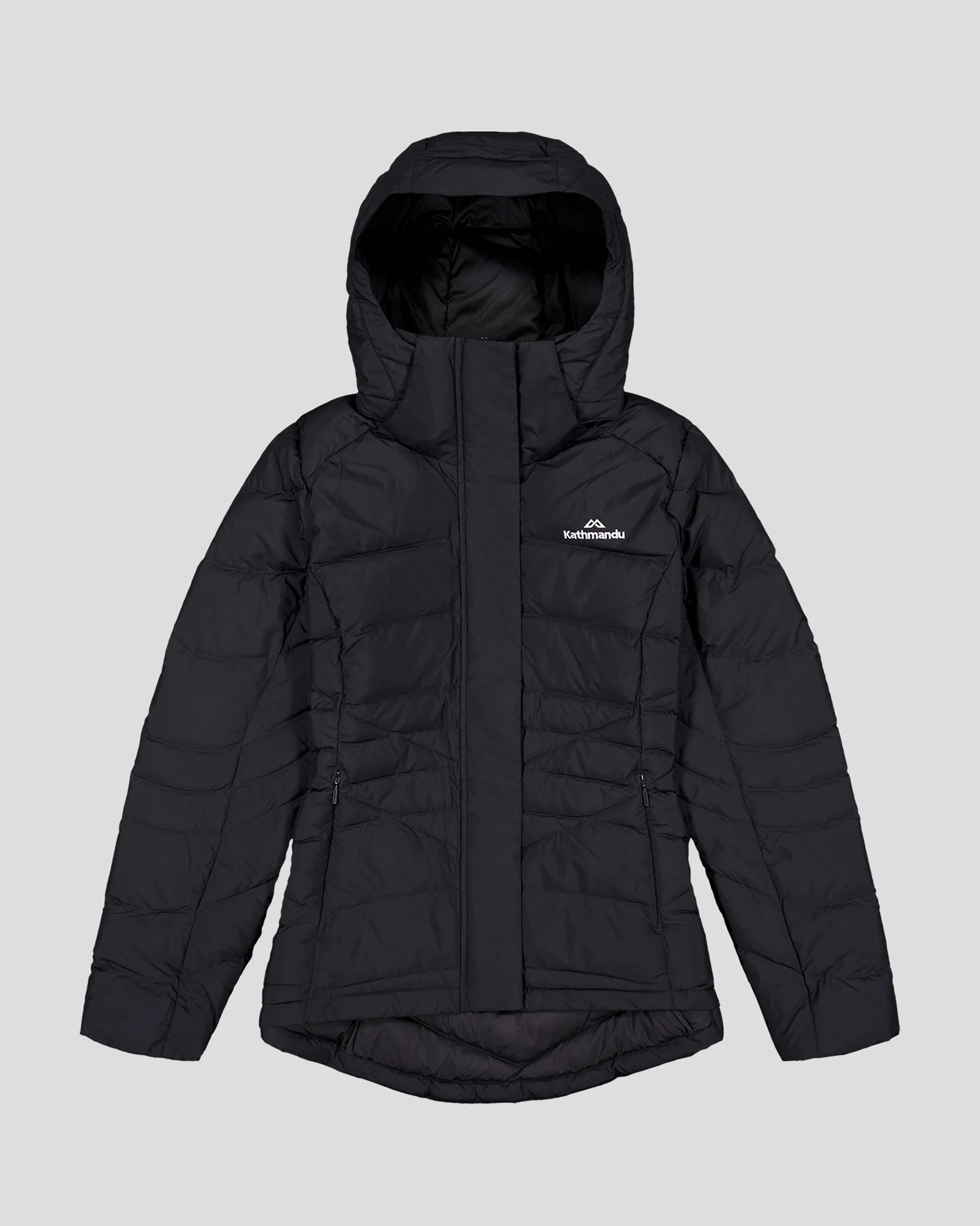 Women's Winterburn Hooded Down Jacket - Black - Image 6