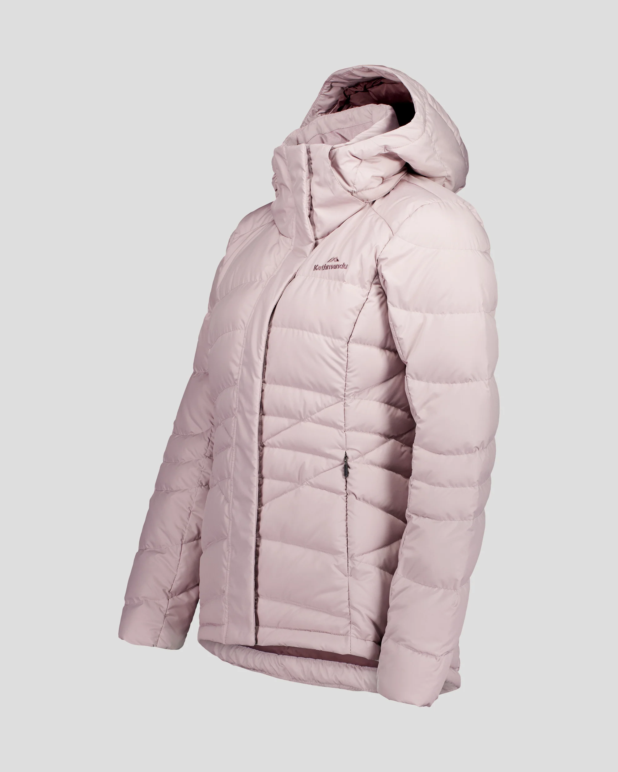 Women's Winterburn Hooded Down Jacket - Light Thistle - Image 2