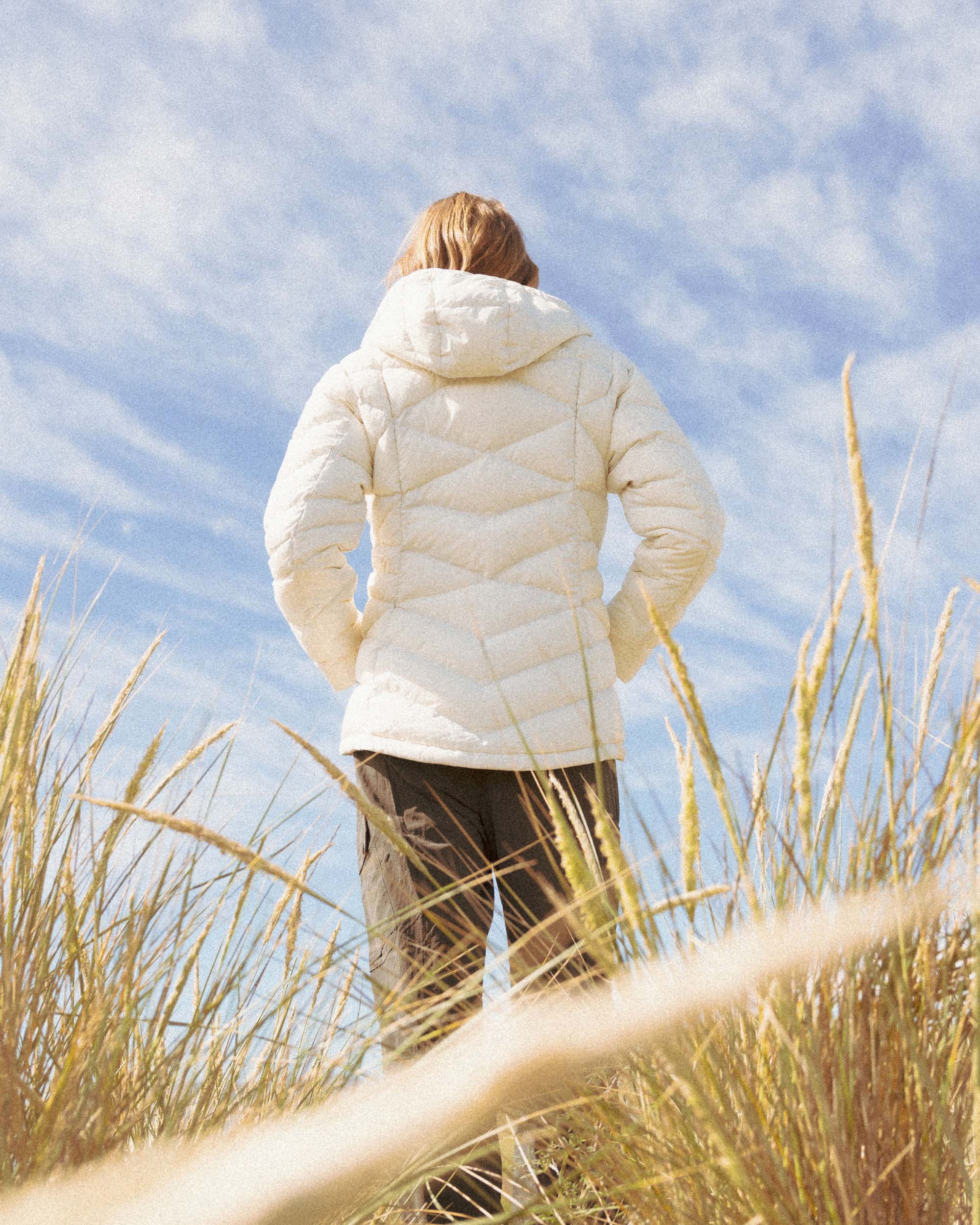 Women's Winterburn Hooded Down Jacket - Natural - Image 2