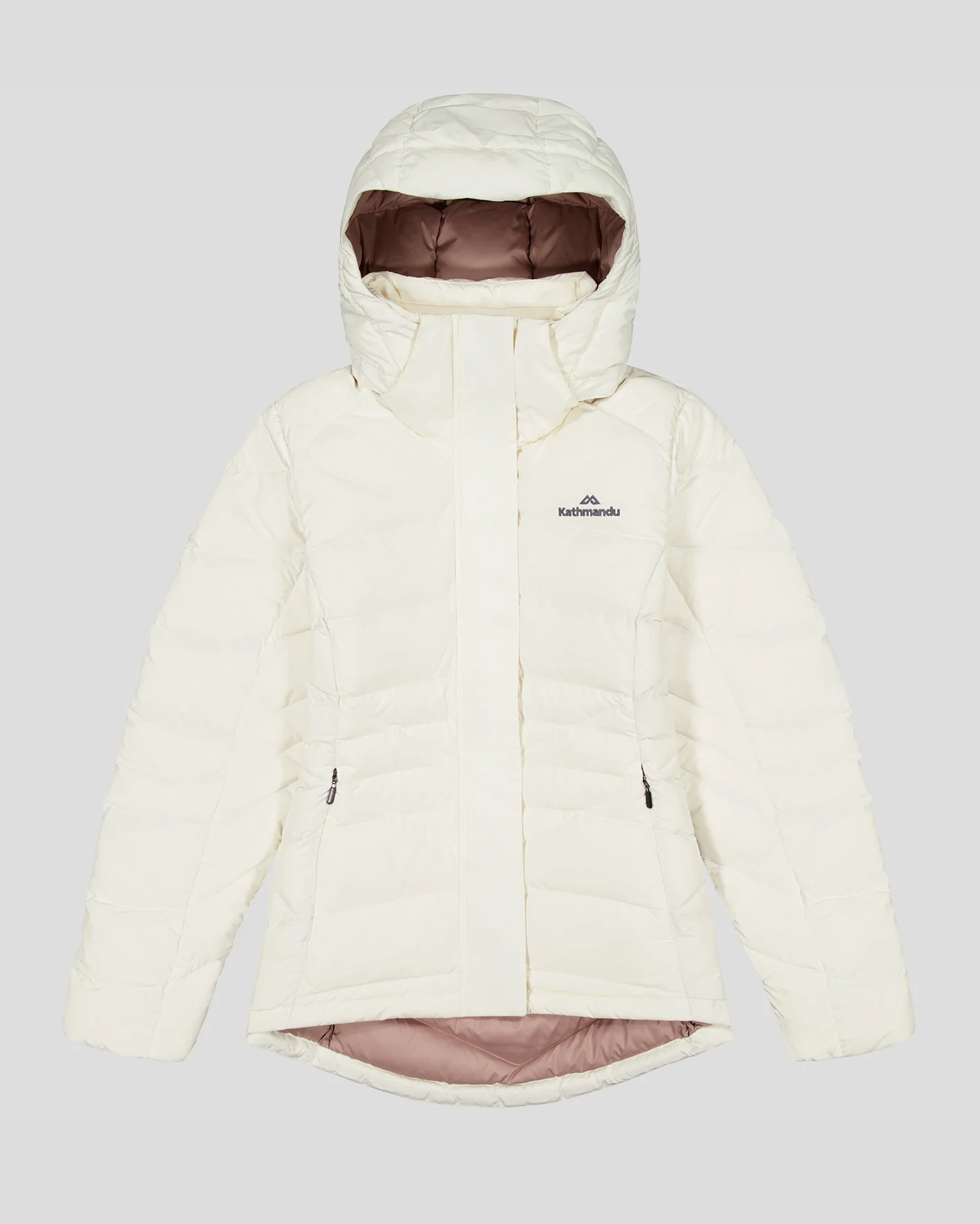 Women's Winterburn Hooded Down Jacket - Natural - Image 7