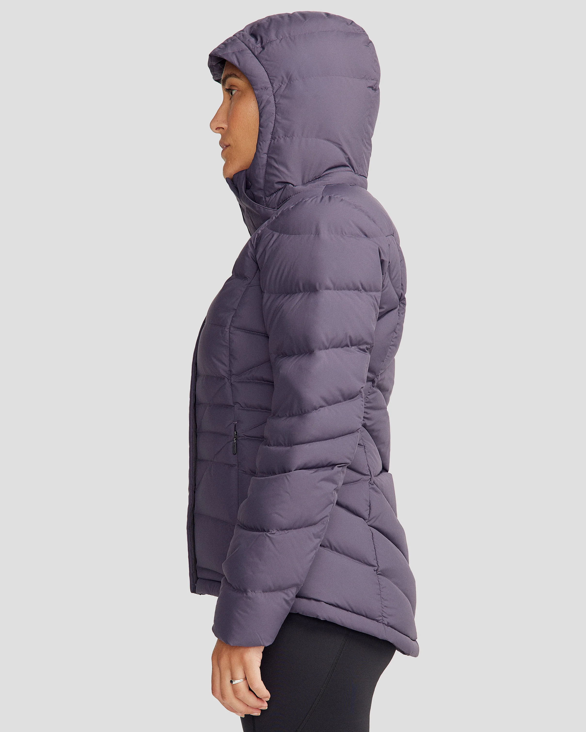 Women's Winterburn Hooded Down Jacket - Orbit - Image 3