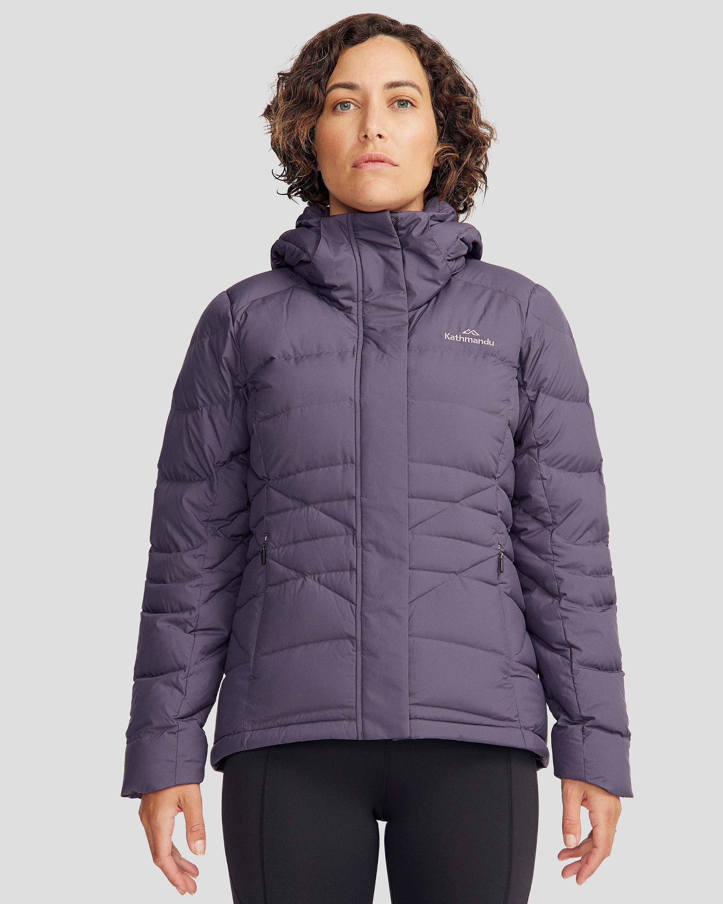 Women's Winterburn Hooded Down Jacket - Orbit - Image 8