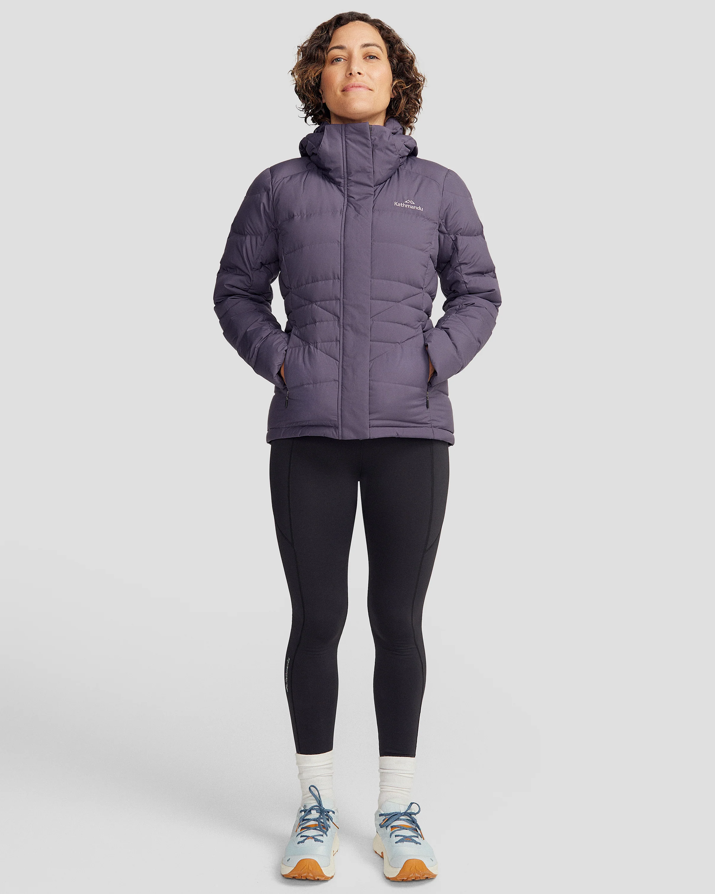 Women's Winterburn Hooded Down Jacket - Orbit - Image 9
