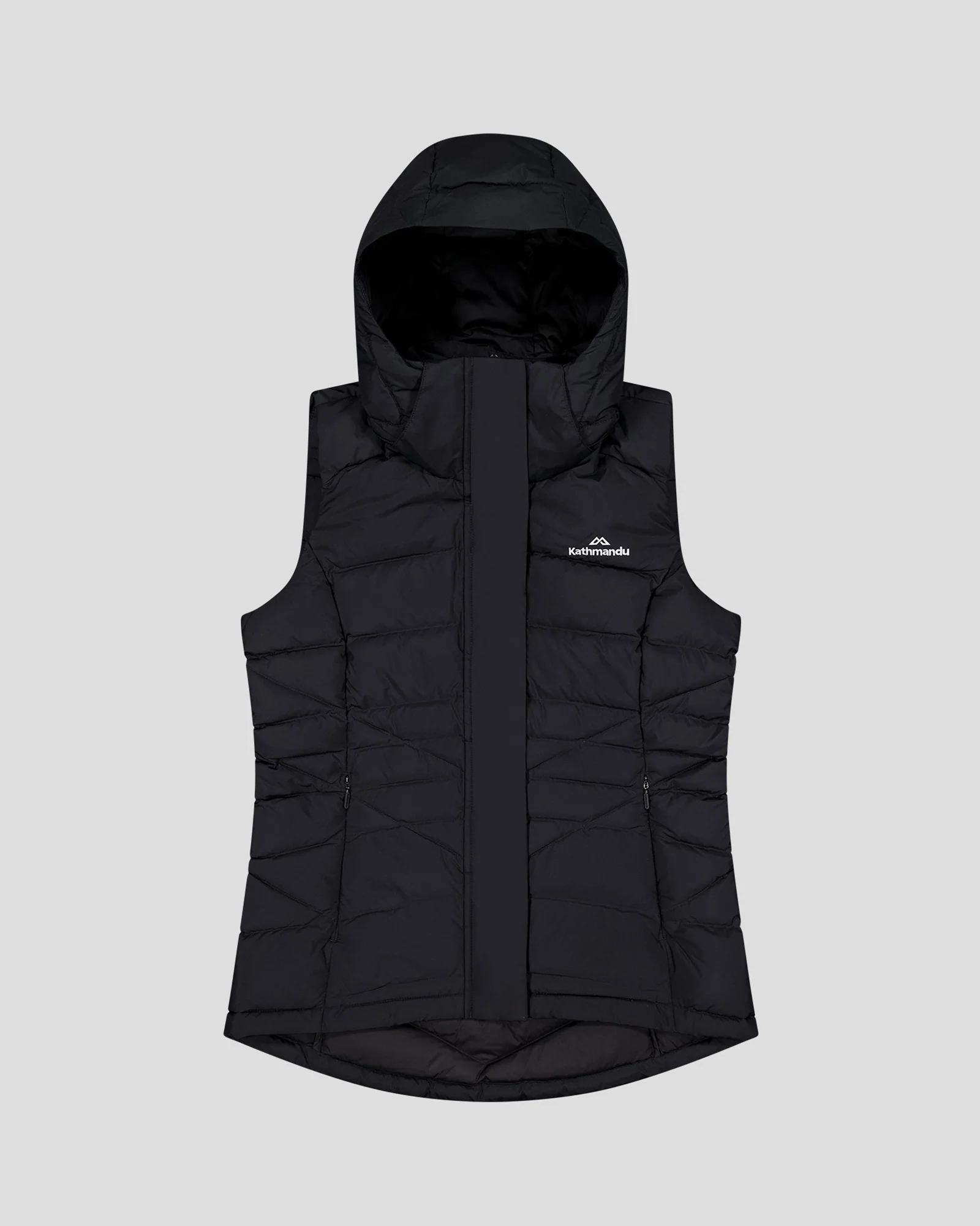 Women's Winterburn Hooded Down Vest - Black - Image 6
