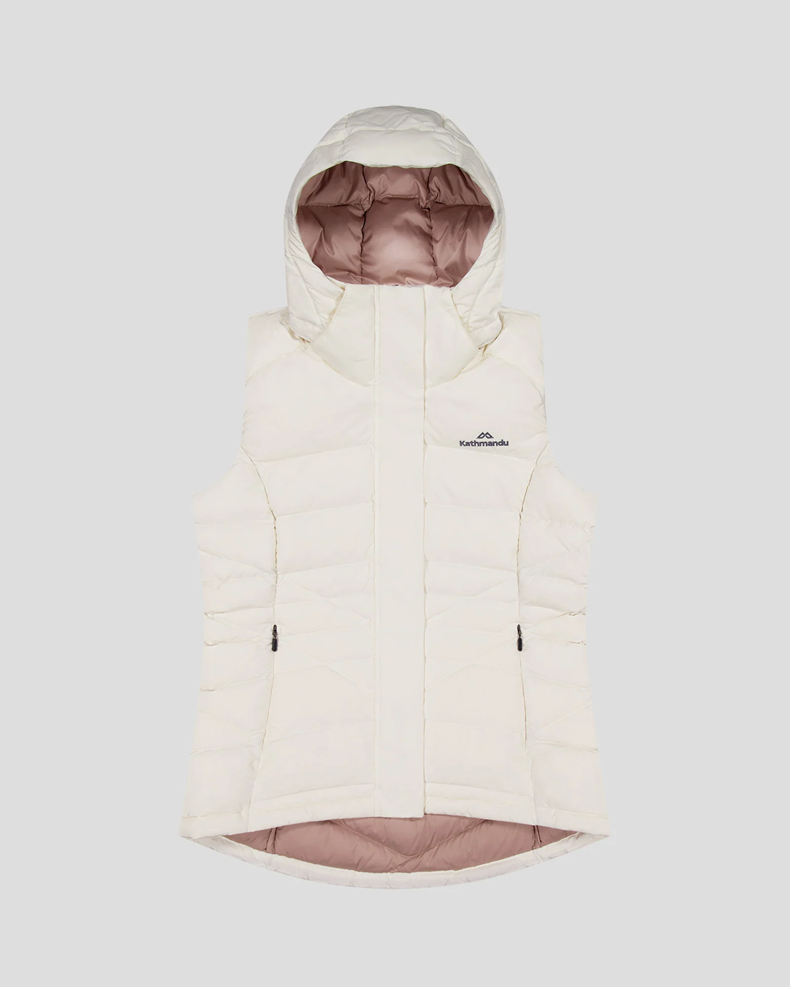 Women's Winterburn Hooded Down Vest - Natural - Image 6