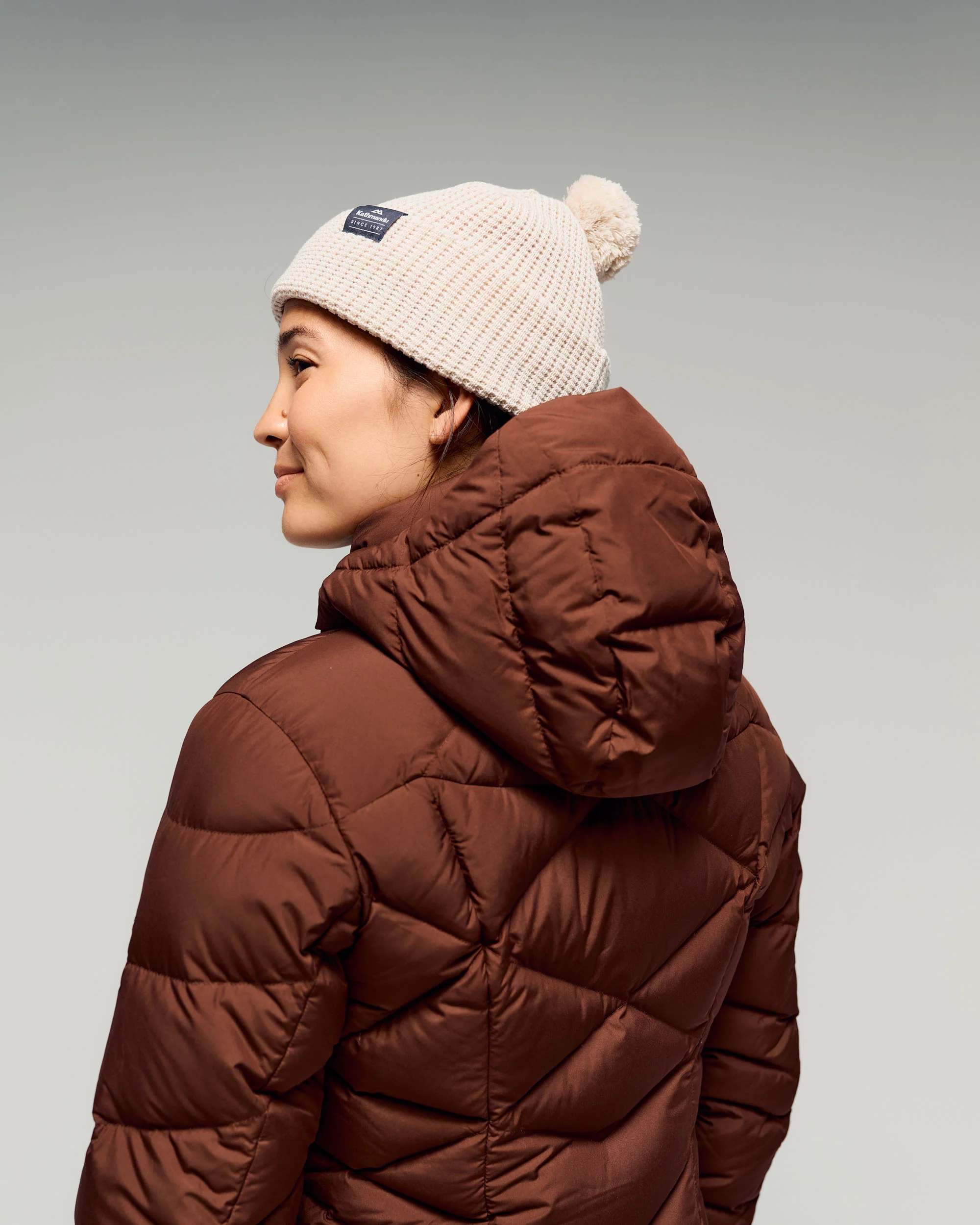 Women's Winterburn Down Parka Jacket - Cocoa - Image 4