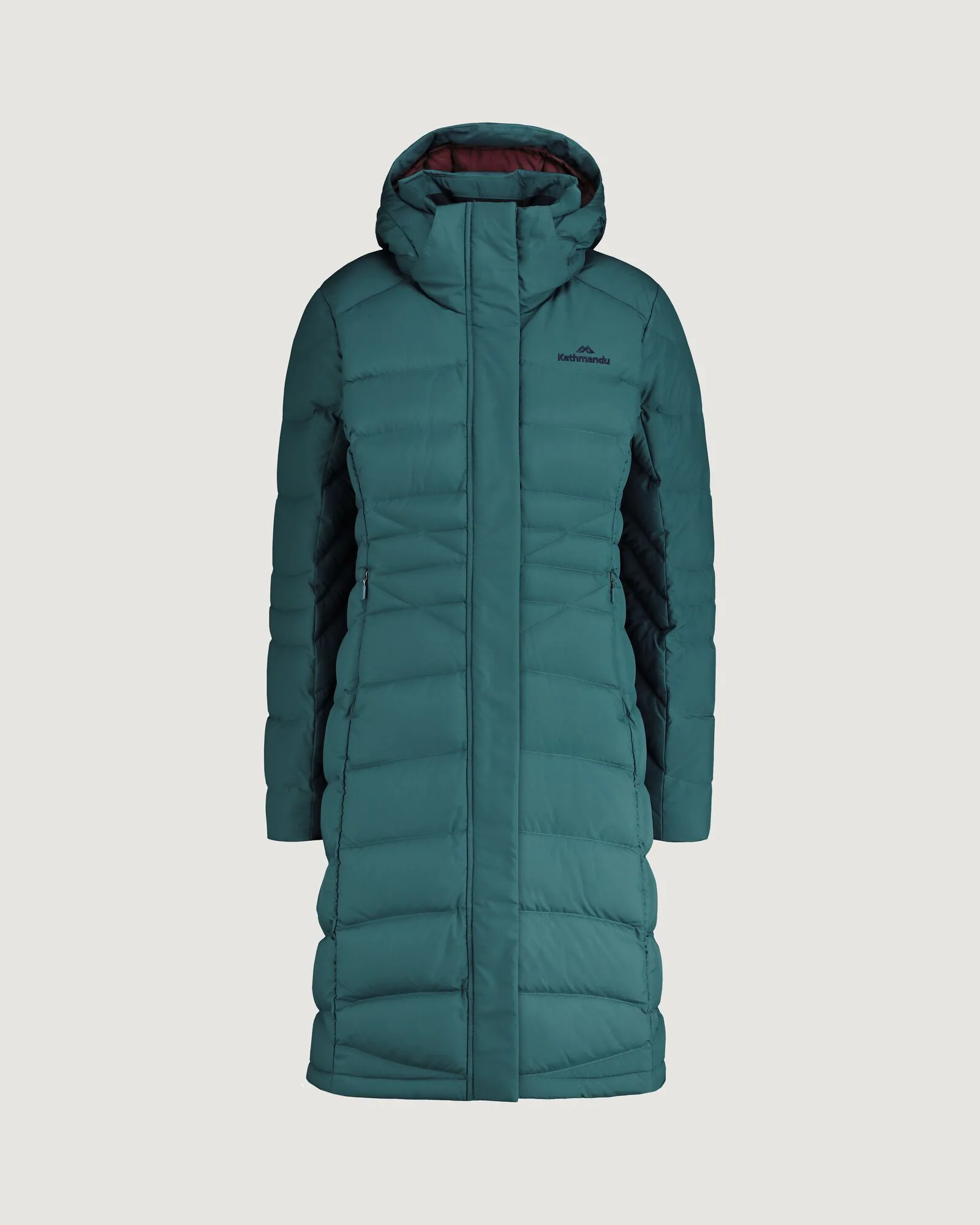 Women's Winterburn Down Parka Jacket - Deep Lagoon - Image 2