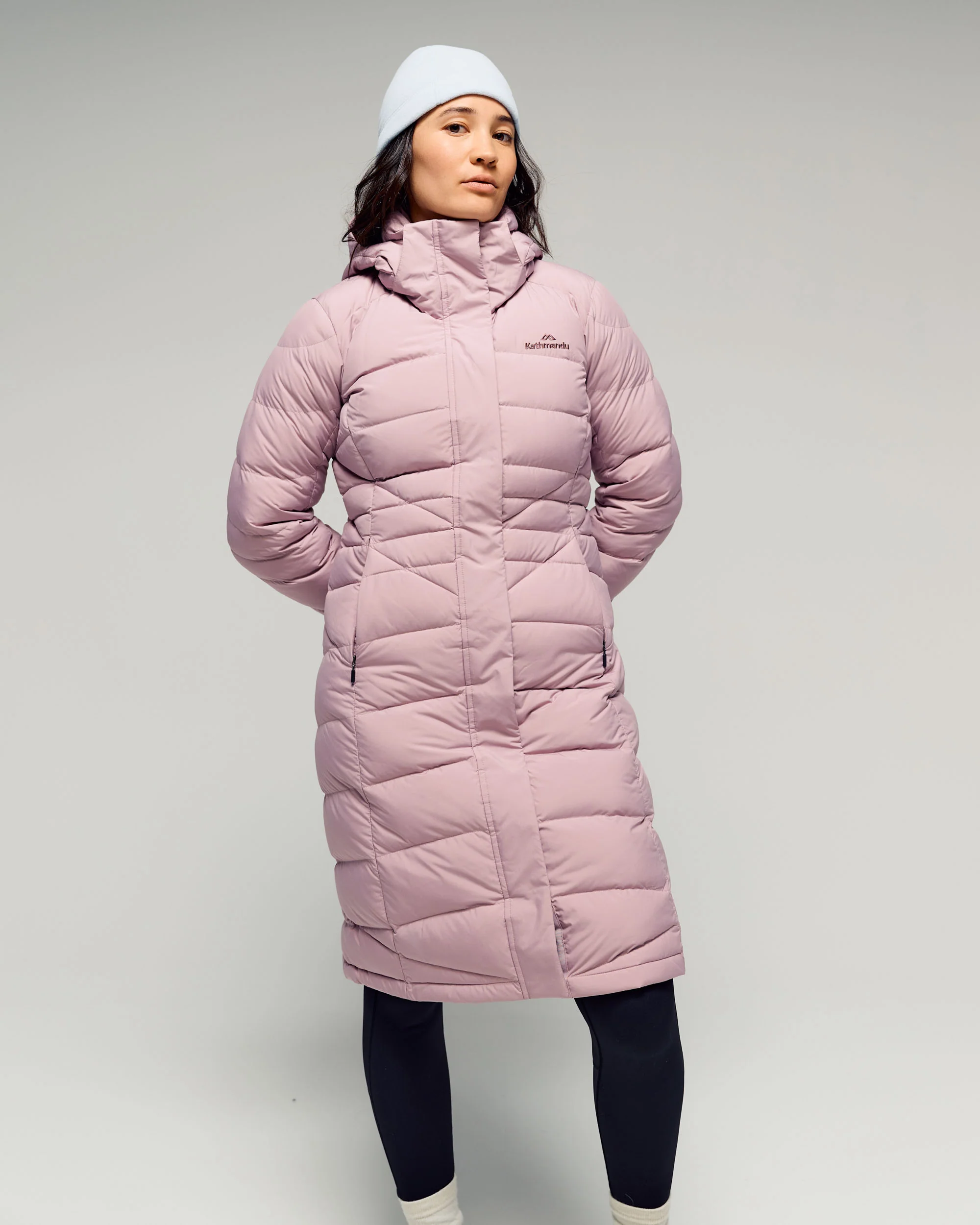 Women's Winterburn Down Parka Jacket - Light Thistle - Image 2