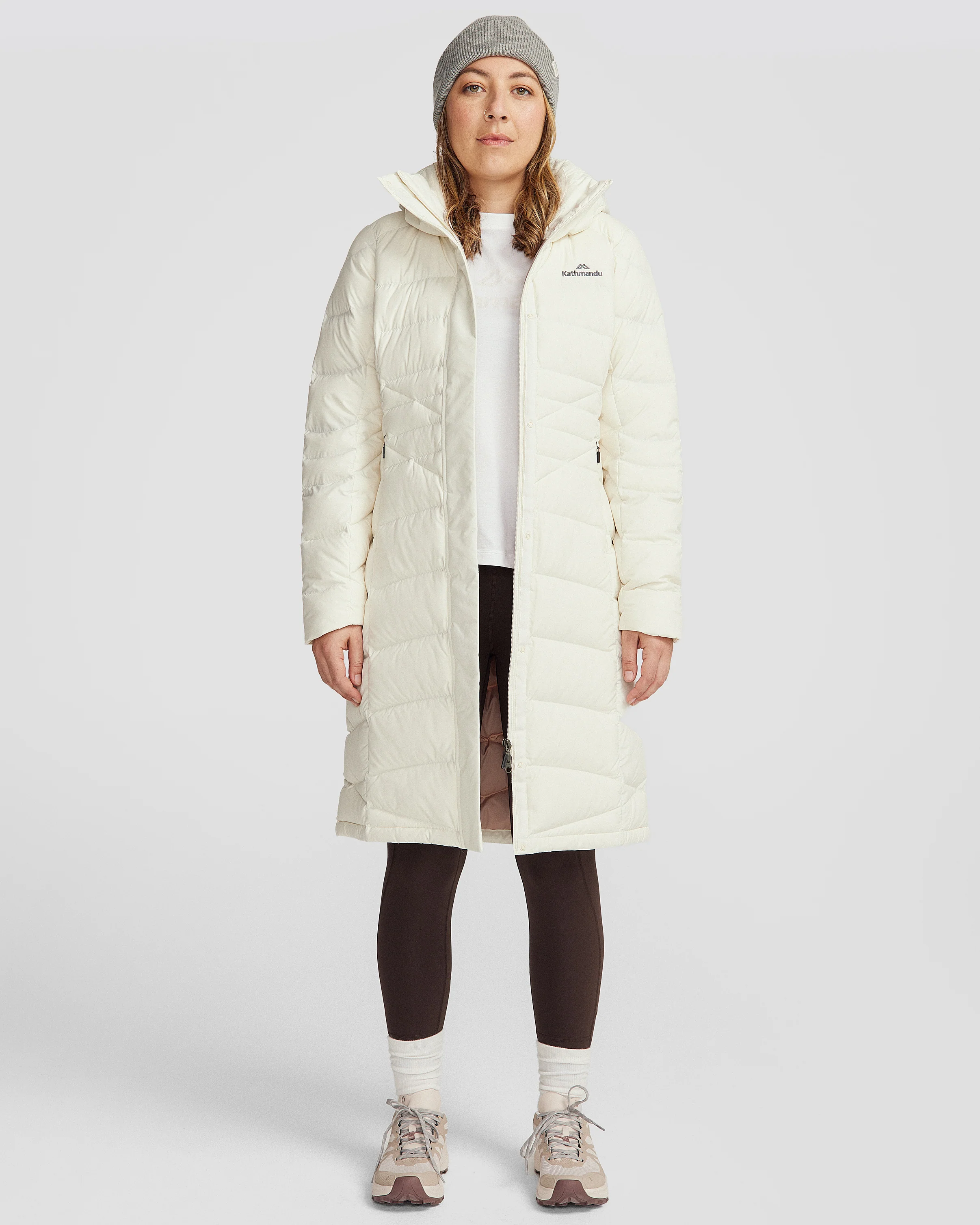 Women's Winterburn Down Parka Jacket - Natural - Image 2