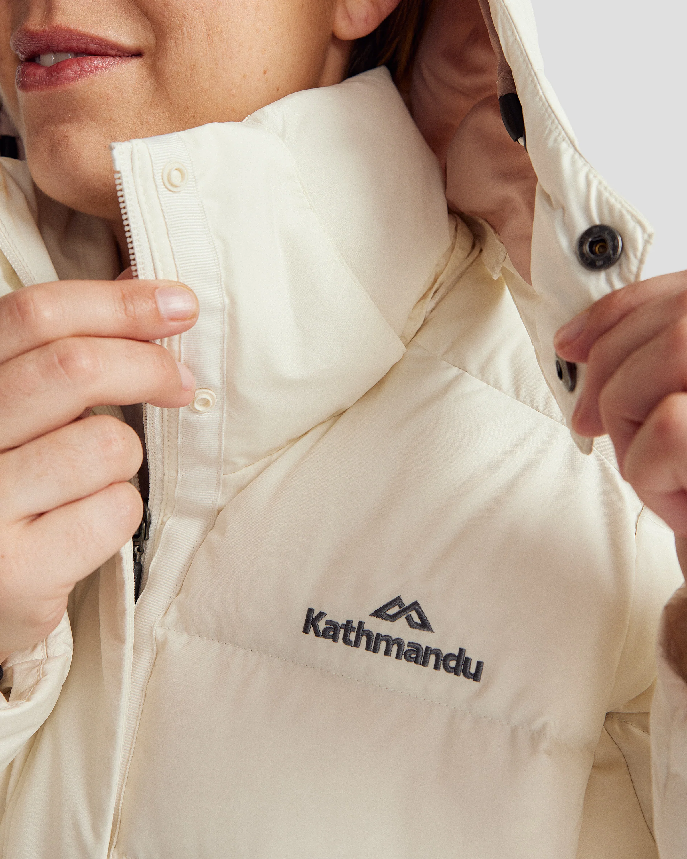 Women's Winterburn Down Parka Jacket - Natural - Image 6
