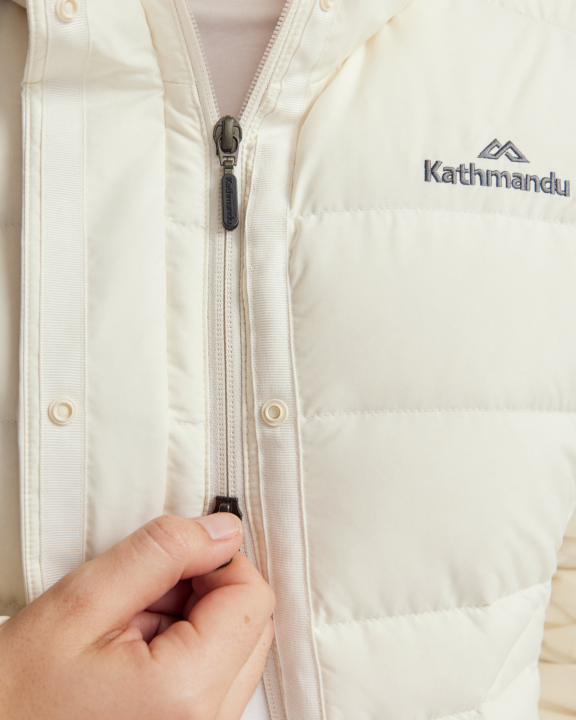 Women's Winterburn Down Parka Jacket - Natural - Image 7