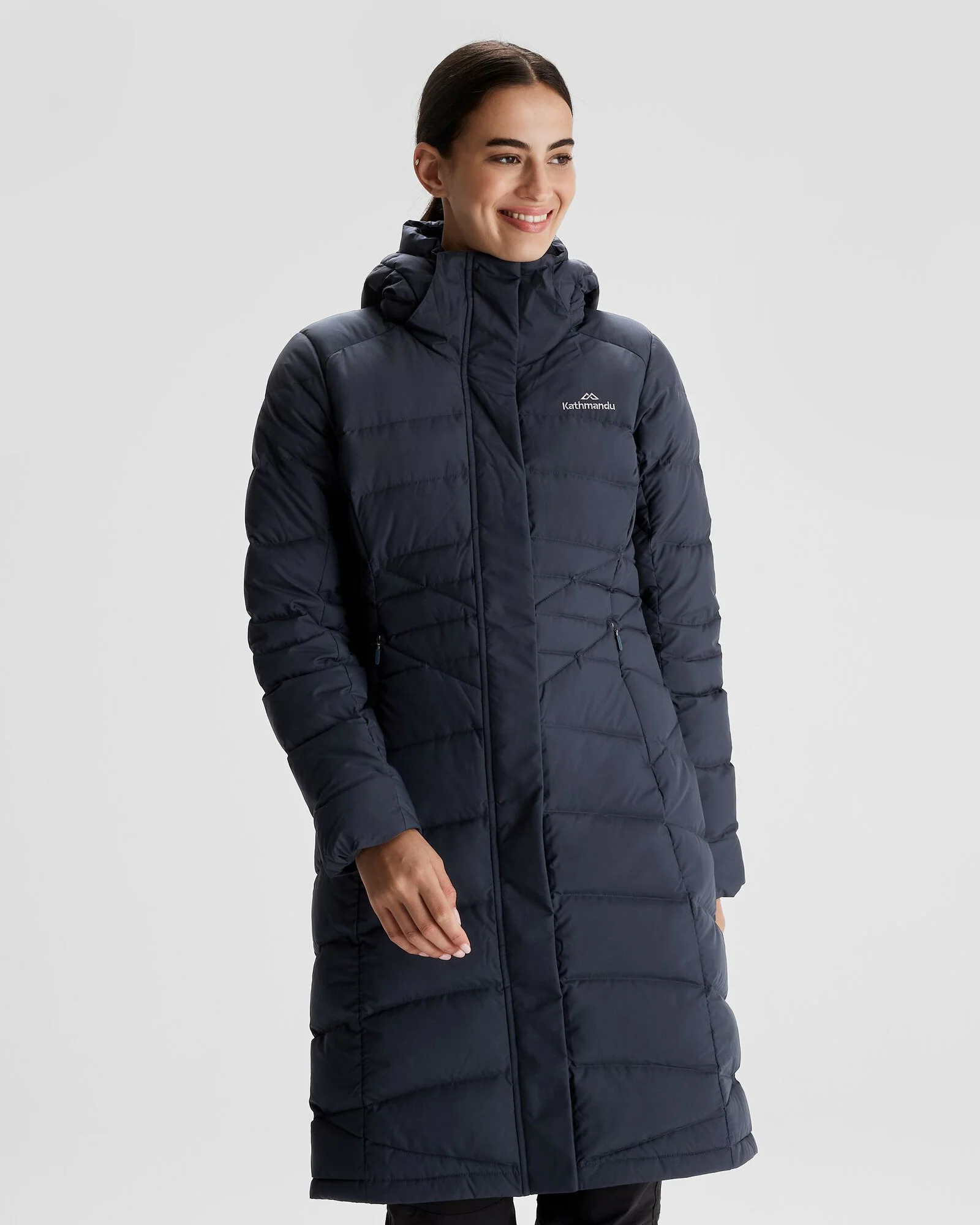 Women's Winterburn Down Parka Jacket - Pure Navy - Image 2