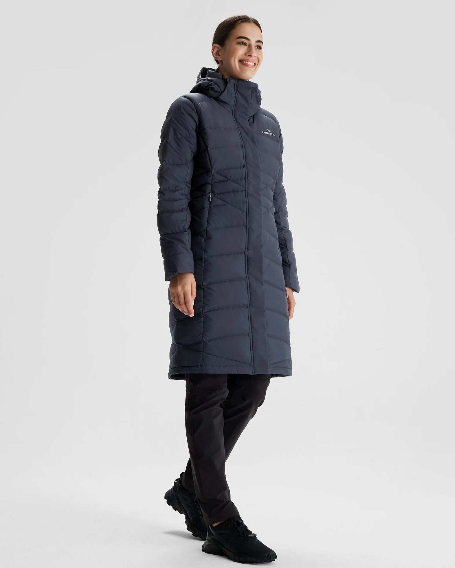 Women's Winterburn Down Parka Jacket - Pure Navy - Image 3