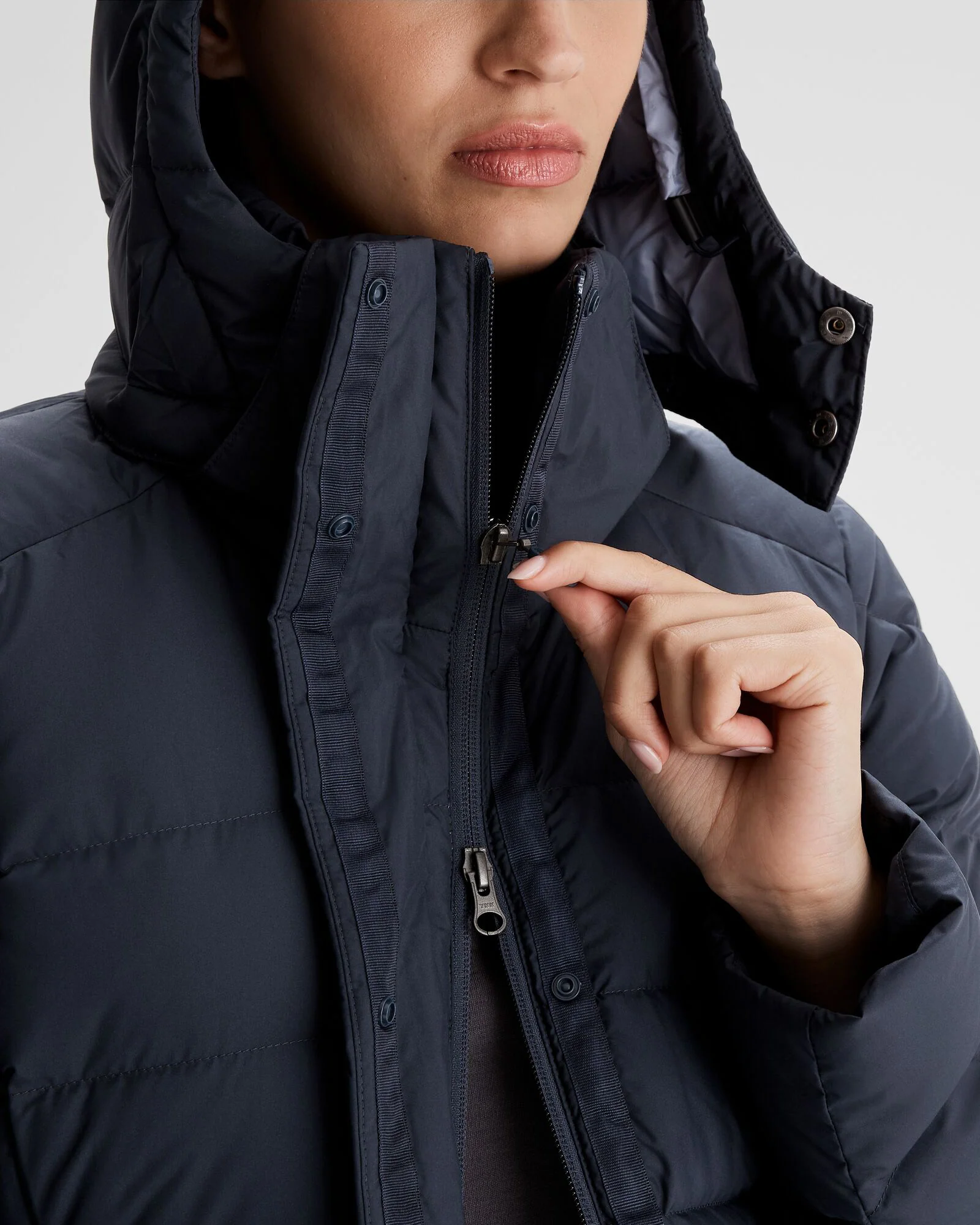 Women's Winterburn Down Parka Jacket - Pure Navy - Image 7