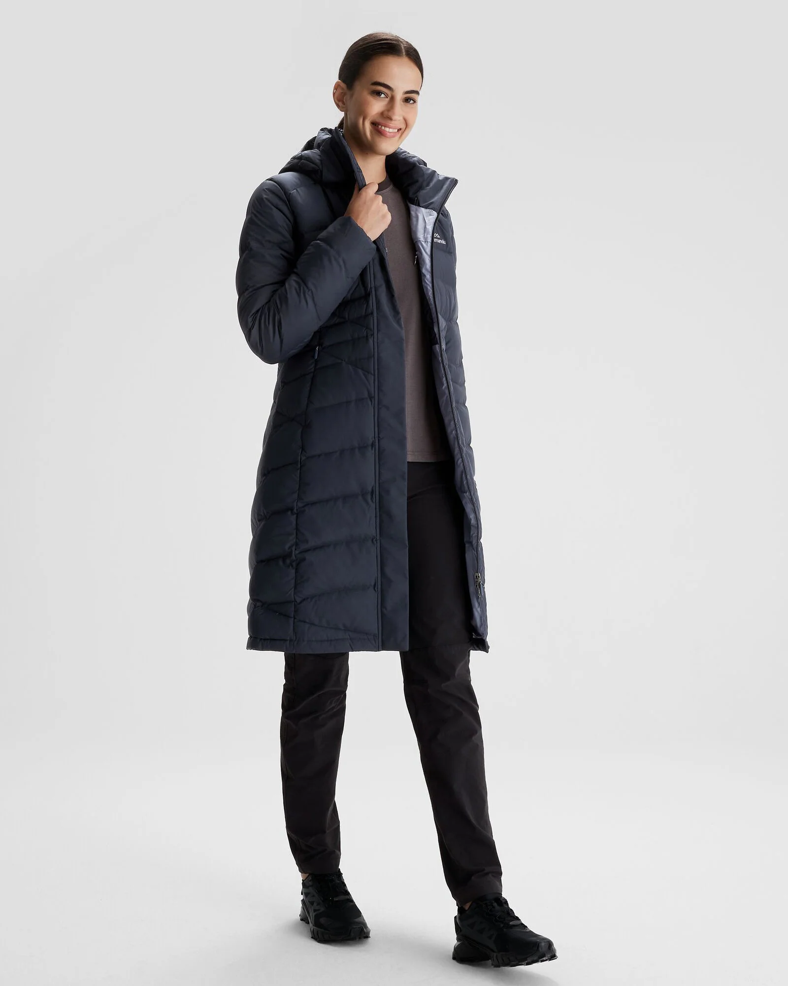 Women's Winterburn Down Parka Jacket - Pure Navy - Image 8