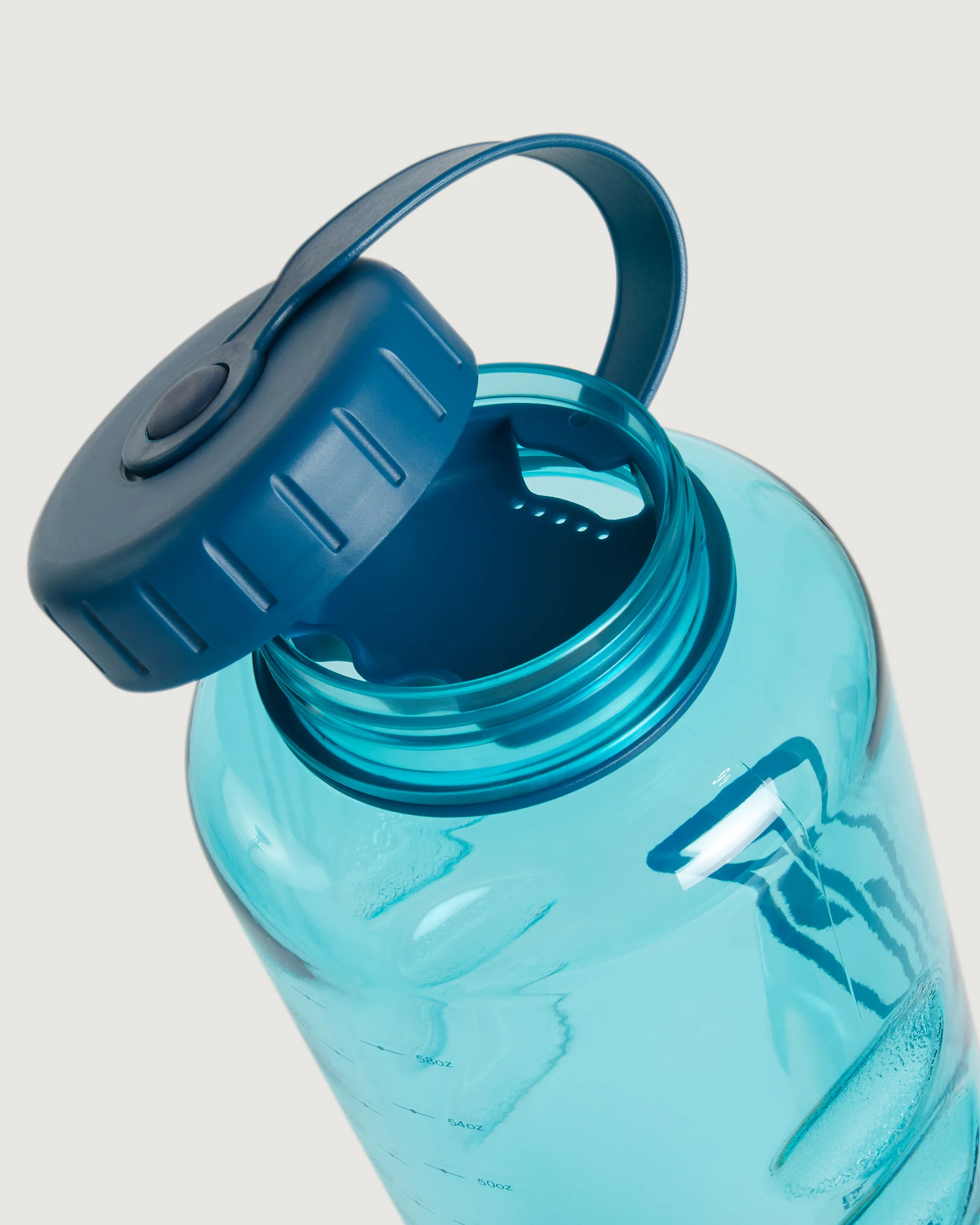 Tritan Wide Mouth Water Bottle - 1.8L - Steel Blue - Image 2