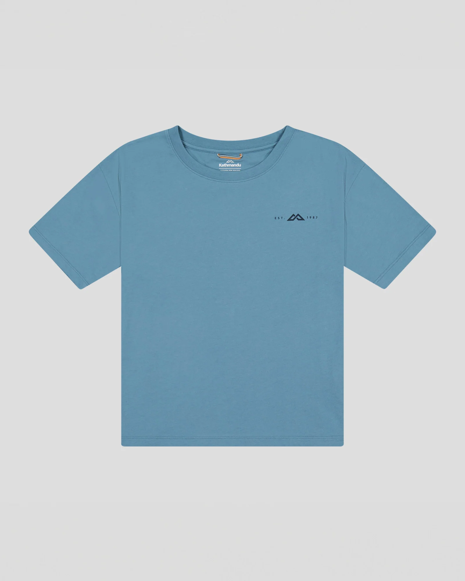 Women's 1987 Organic Cotton T-shirt - Washed Blue - Image 4