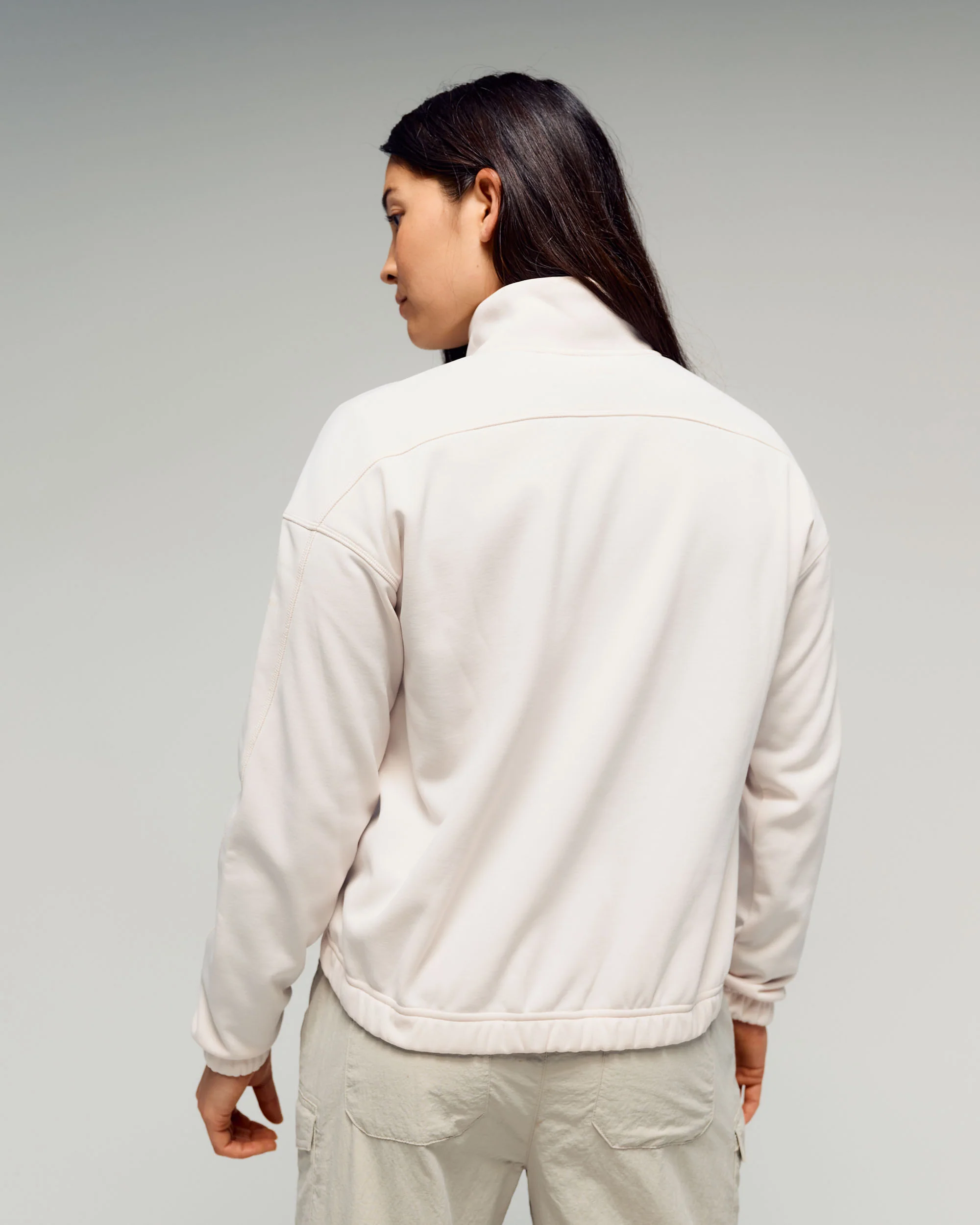 Women's Anytime 1/4 Zip Pullover - Shroom - Image 3