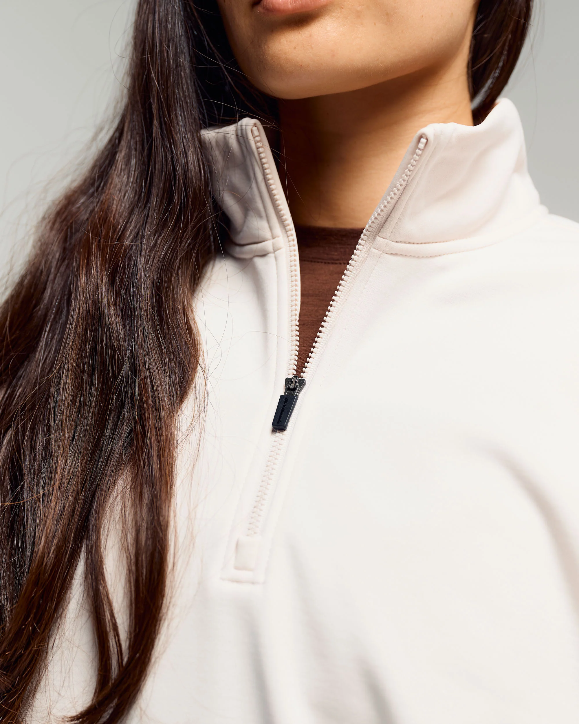 Women's Anytime 1/4 Zip Pullover - Shroom - Image 4